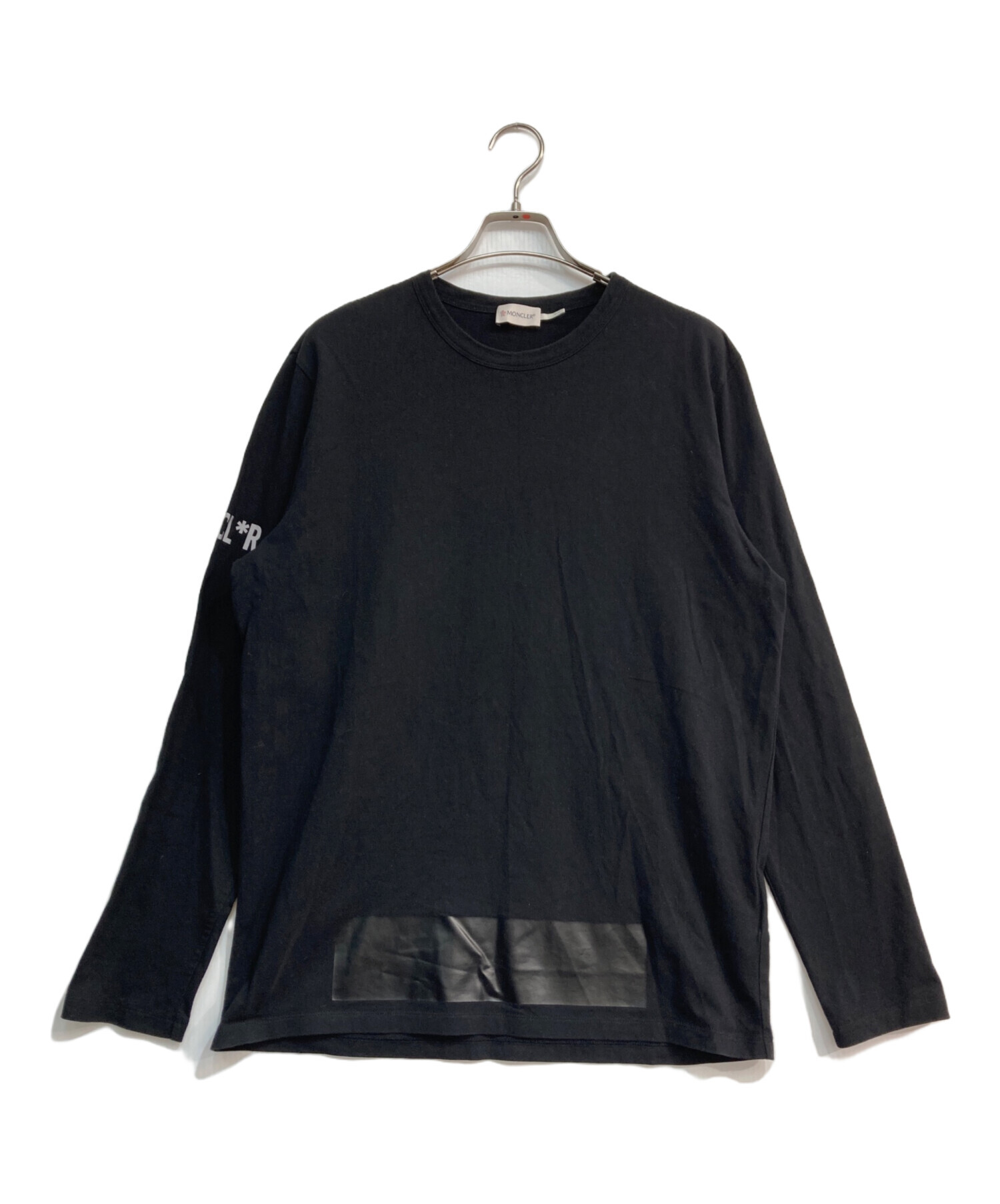 MONCLER ブラック ロングスリーブカットソー