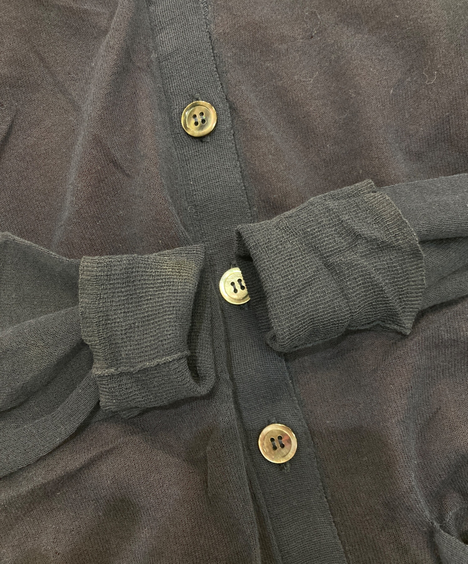 中古・古着通販】sacai (サカイ) ドッキングニットカーディガン 16