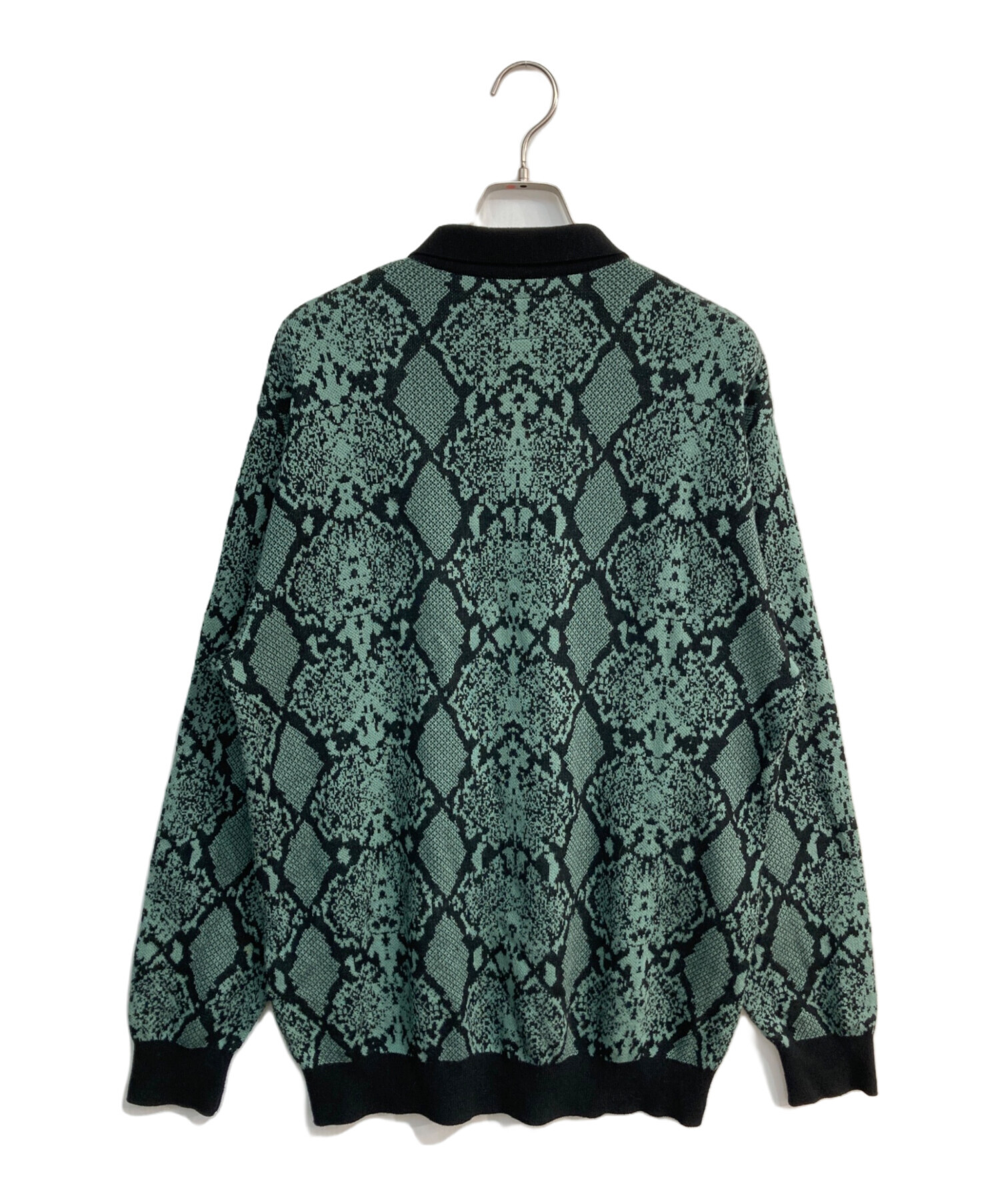 中古・古着通販】WACKO MARIA (ワコマリア) PYTHON KNIT POLO SHIRT 