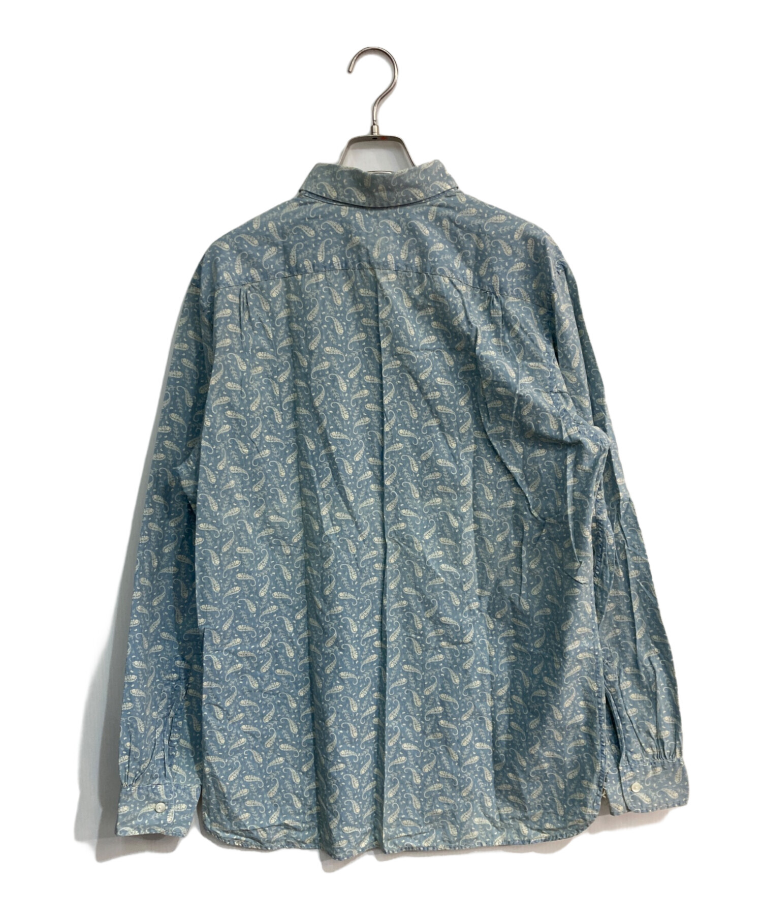 中古・古着通販】RRL (ダブルアールエル) ペイズリーシャツ 白タグ 90 