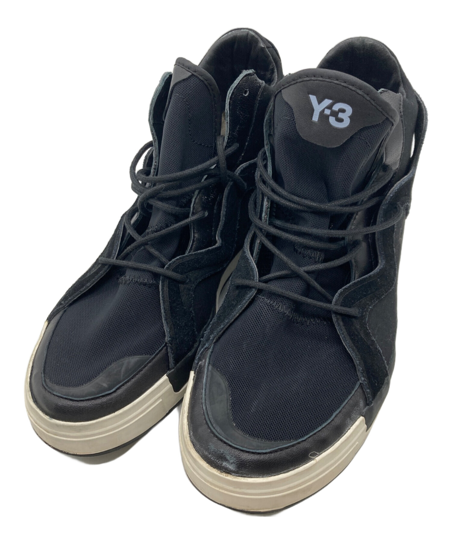 中古・古着通販】Y-3 (ワイスリー) ハイカットスニーカー ブラック  