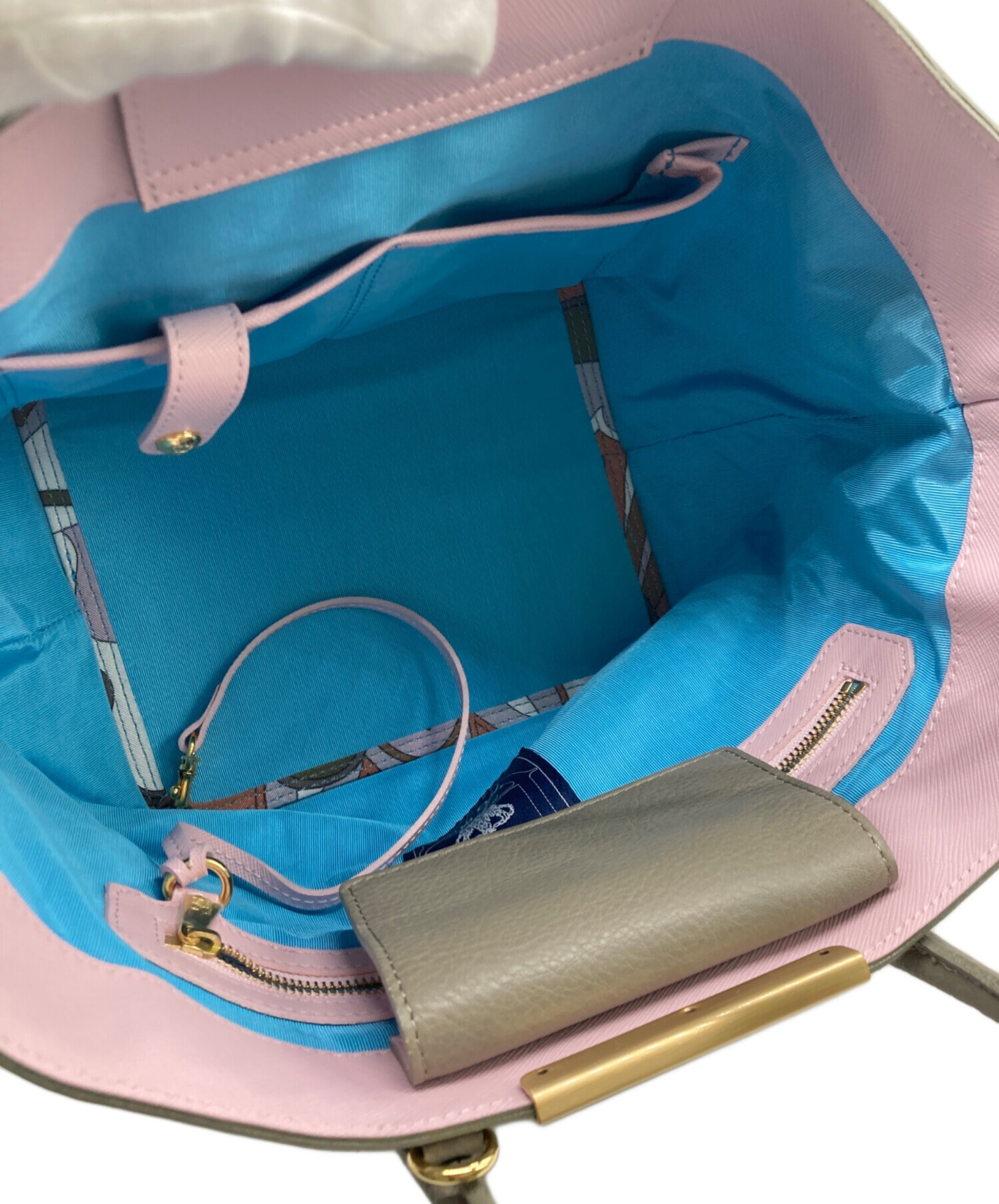 中古・古着通販】A.D.M.J. (エーディーエムジェイ) レザートートバッグ 