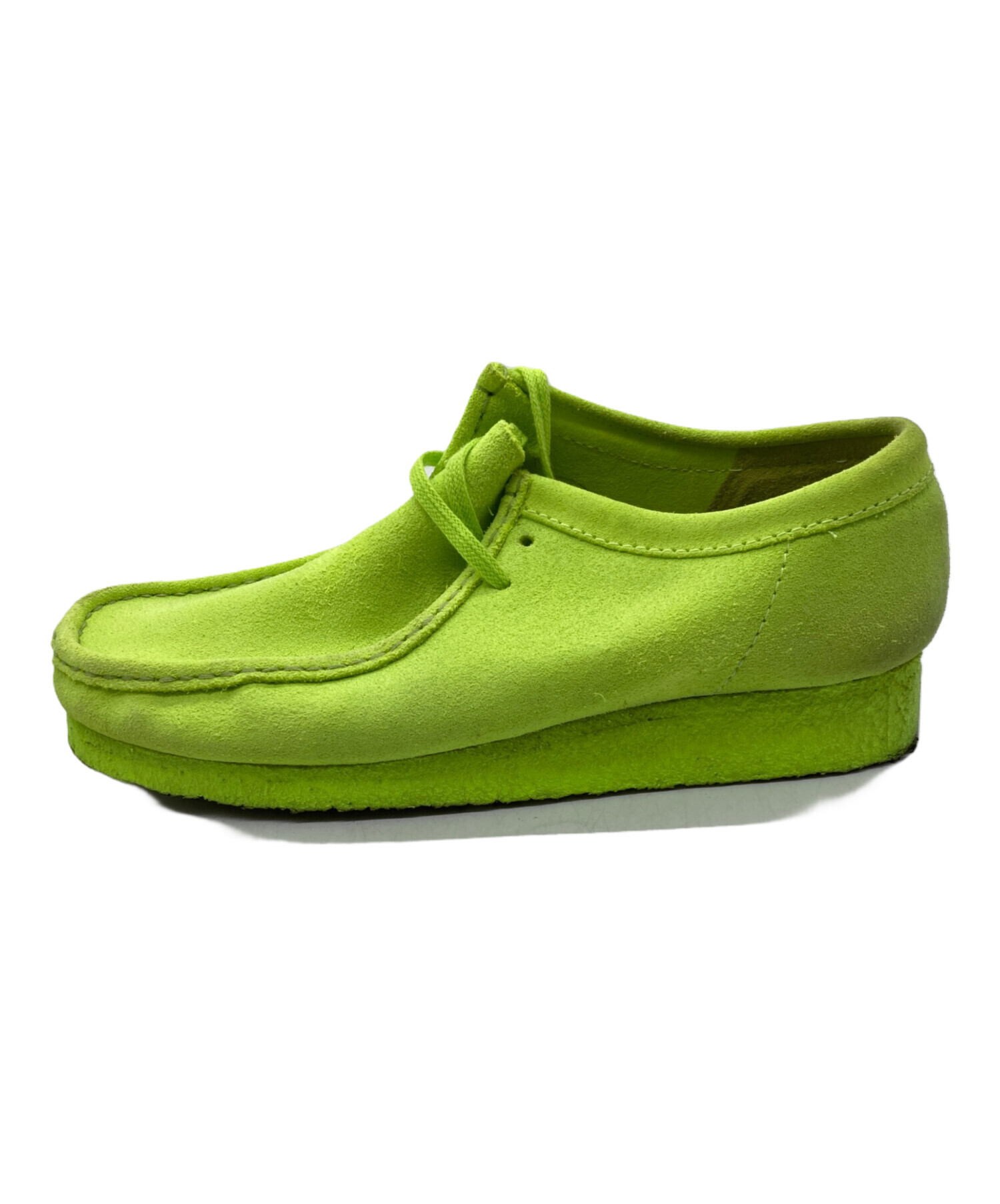 中古・古着通販】CLARKS (クラークス) ワラビー ライムイエロー サイズ 
