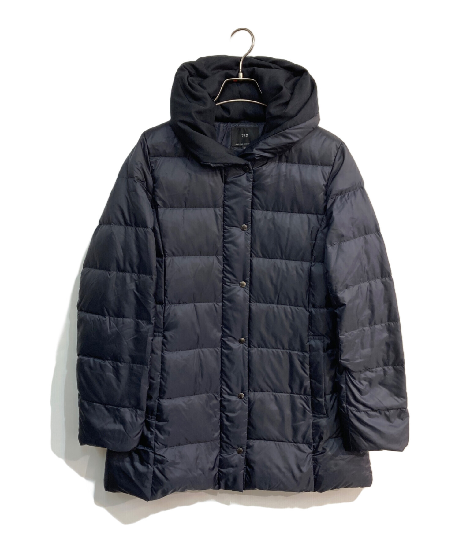 コスチュームナショナル フーデッドダウンコート 中古・古着通販】23区 (ニジュウサンク) シレータフタ