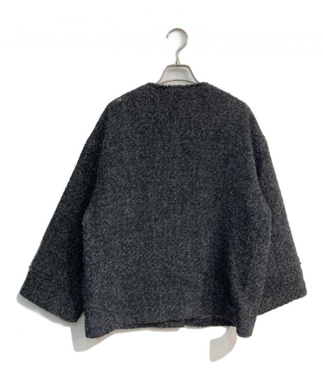 中古・古着通販】Loungedress (ラウンジドレス) ノーカラーツイード