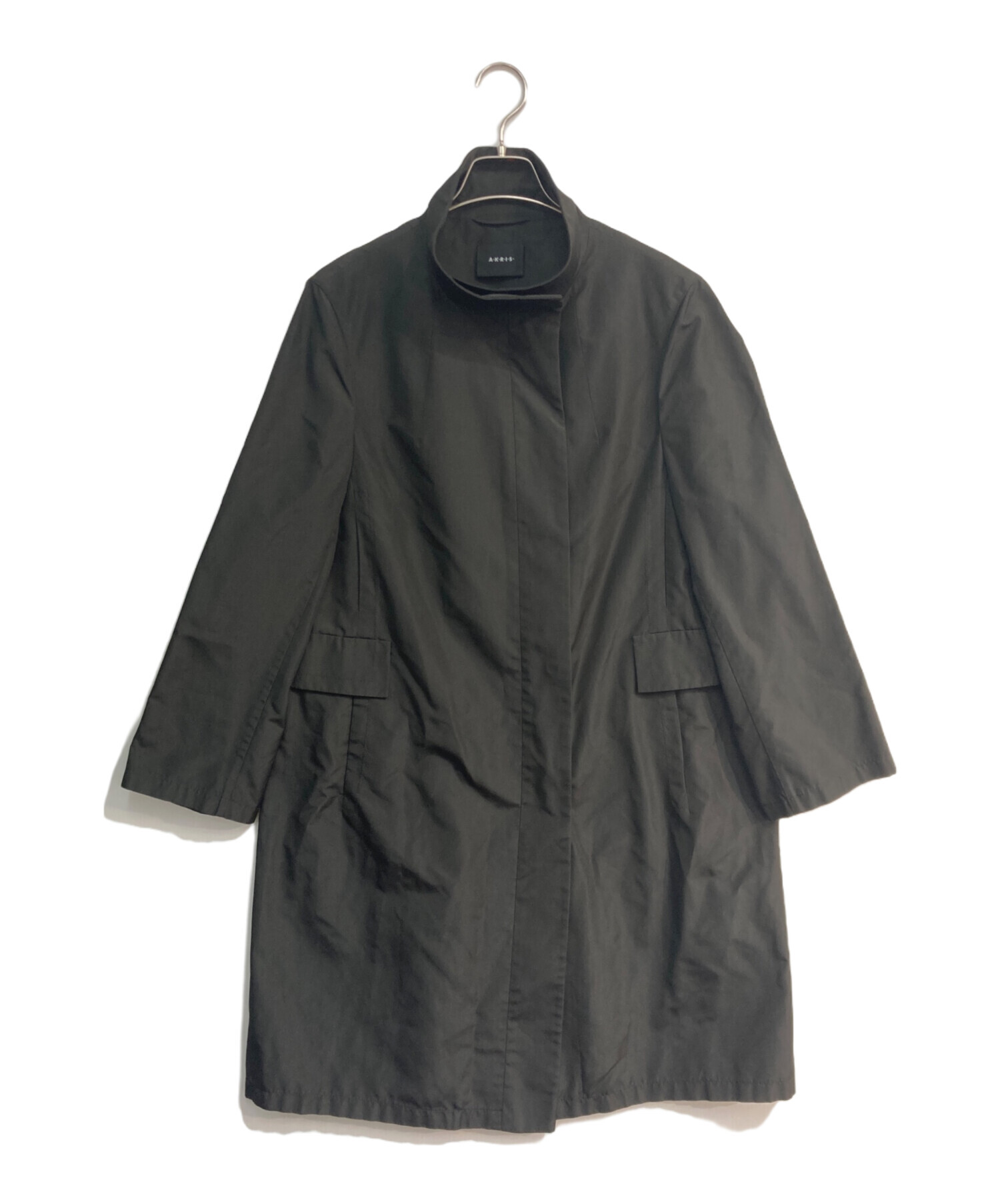 中古・古着通販】AKRIS (アクリス) シルクコート 165761 カーキ サイズ 