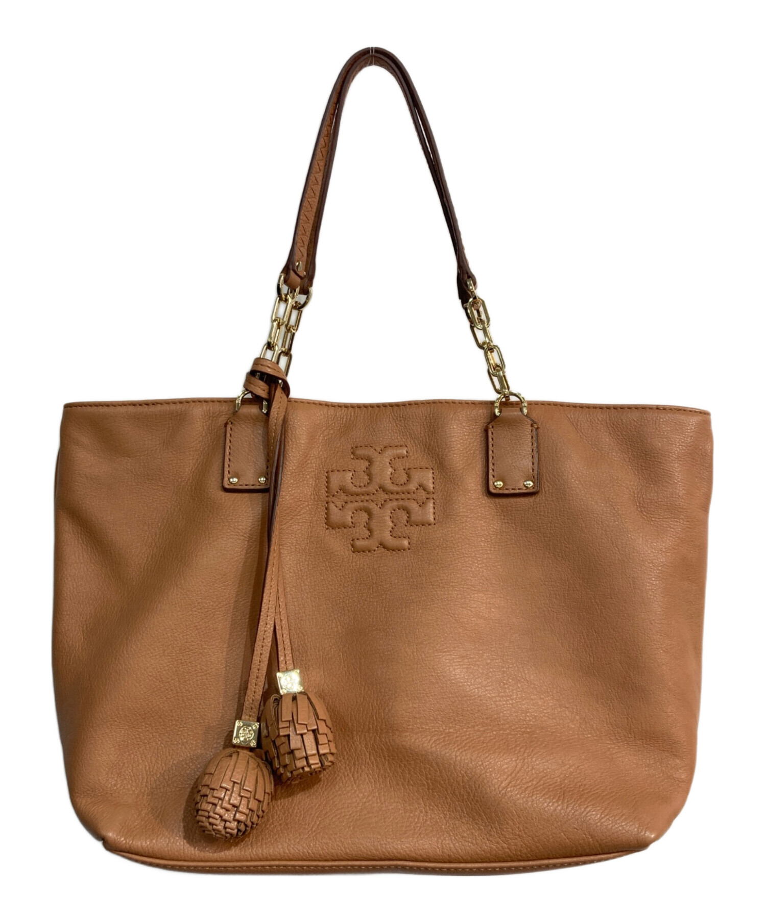 中古・古着通販】TORY BURCH (トリーバーチ) トートバッグ ベージュ  
