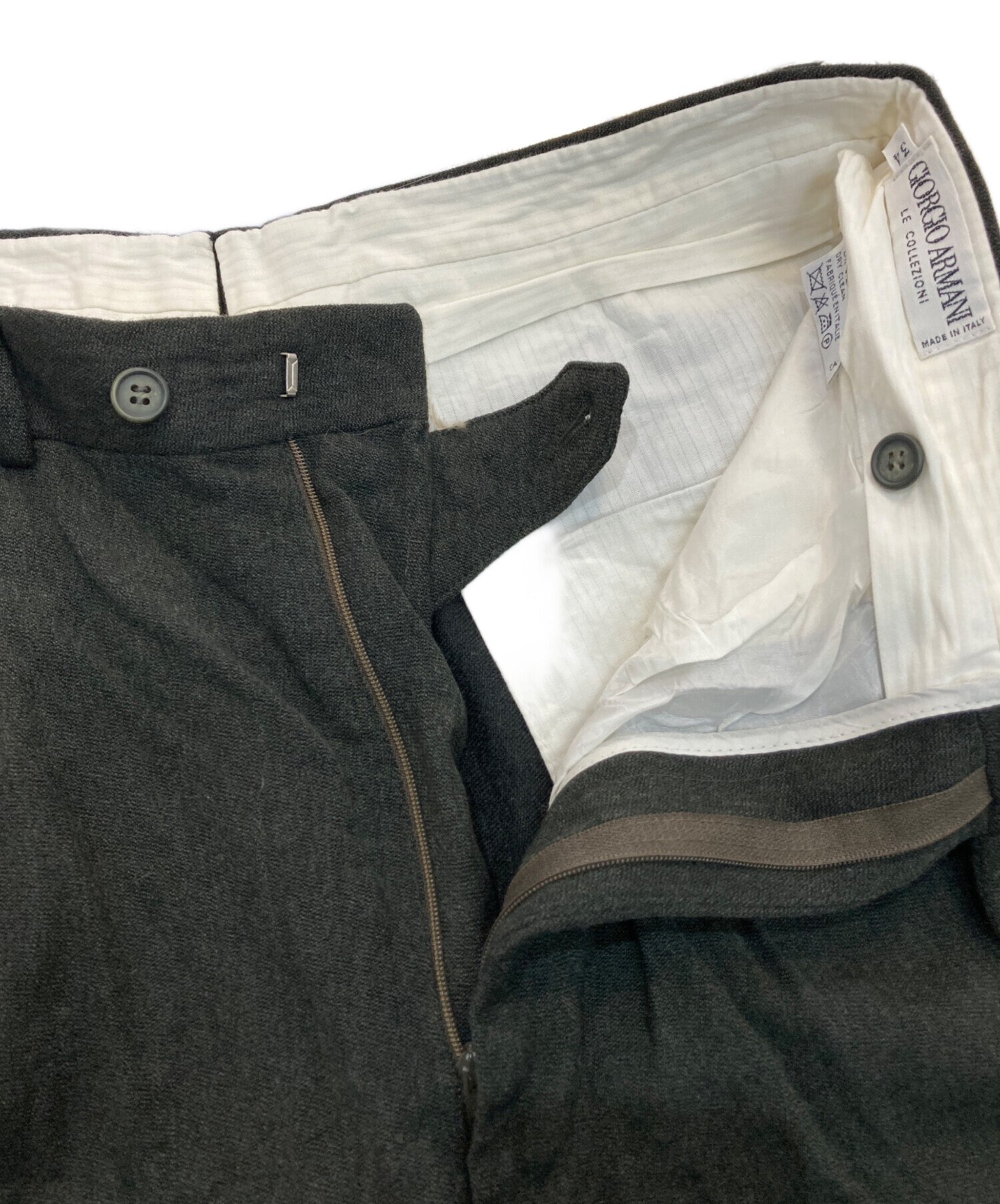 中古・古着通販】GIORGIO ARMANI (ジョルジョアルマーニ) タックパンツ
