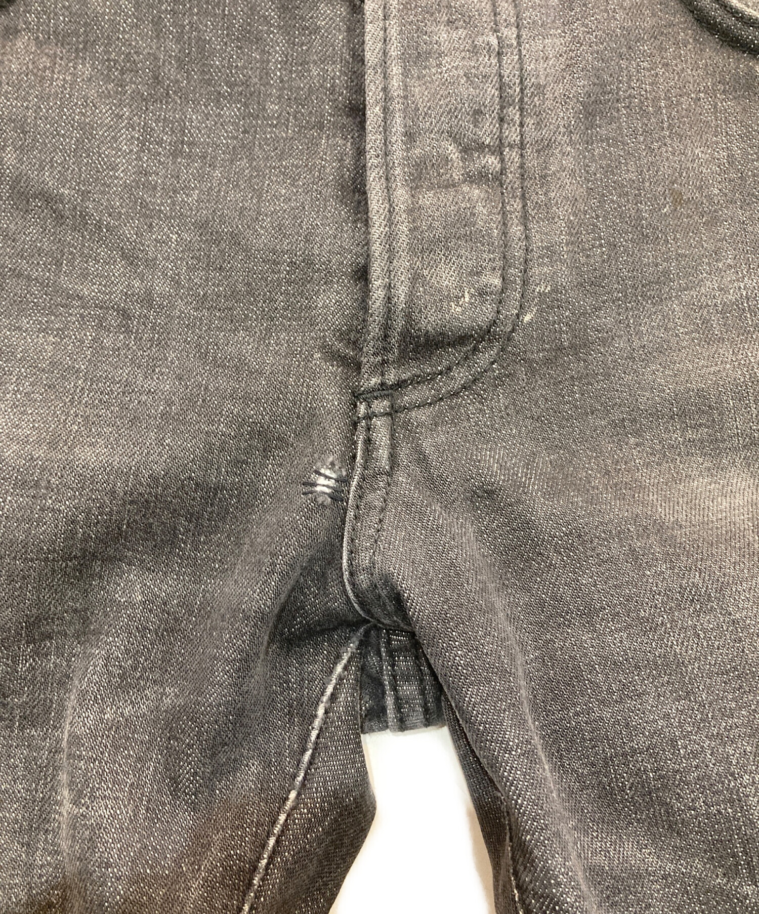 中古・古着通販】DIOR HOMME (ディオール オム) ブラックデニムパンツ