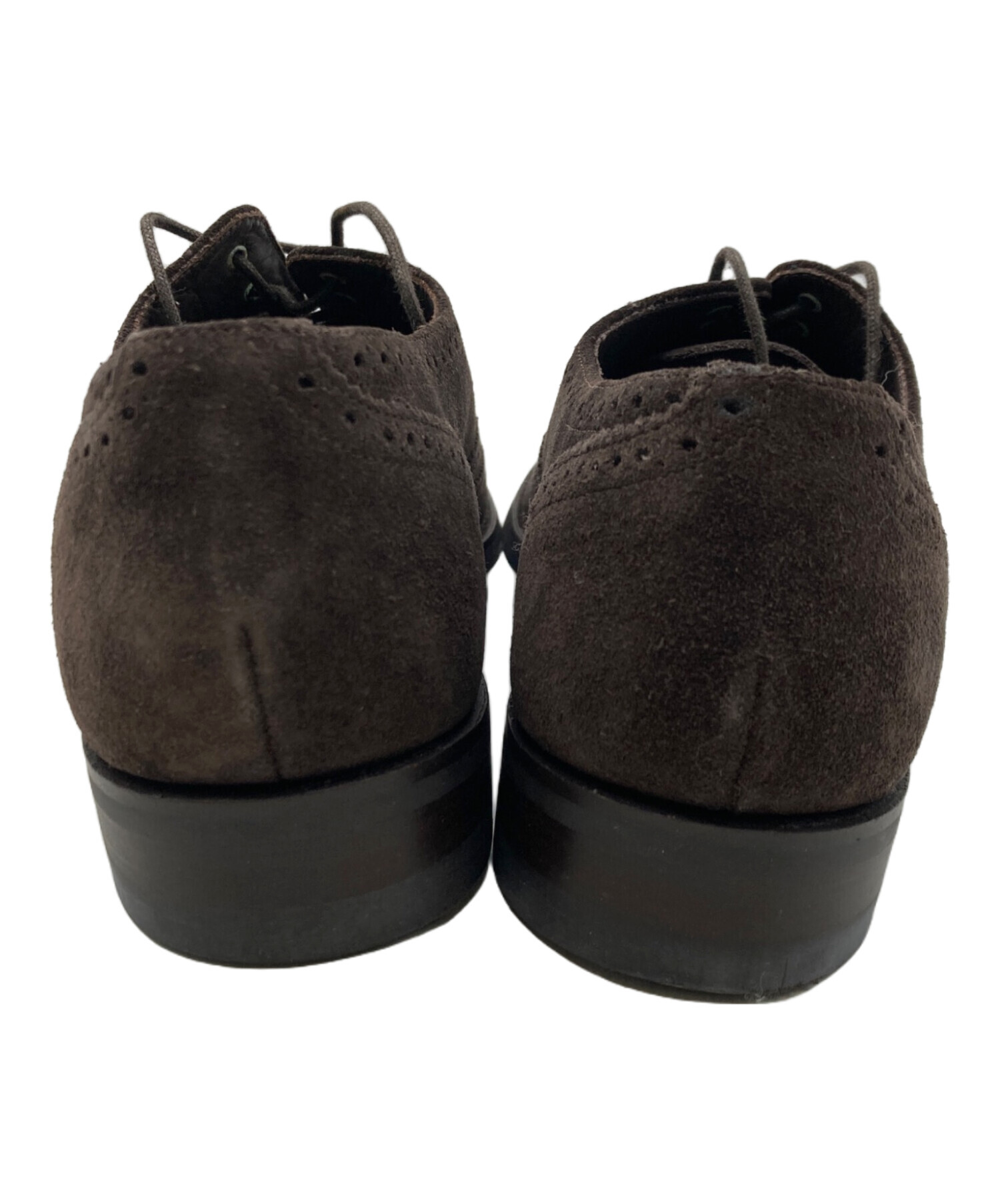 中古・古着通販】BARKER (バーカー) スエードウィングチップシューズ