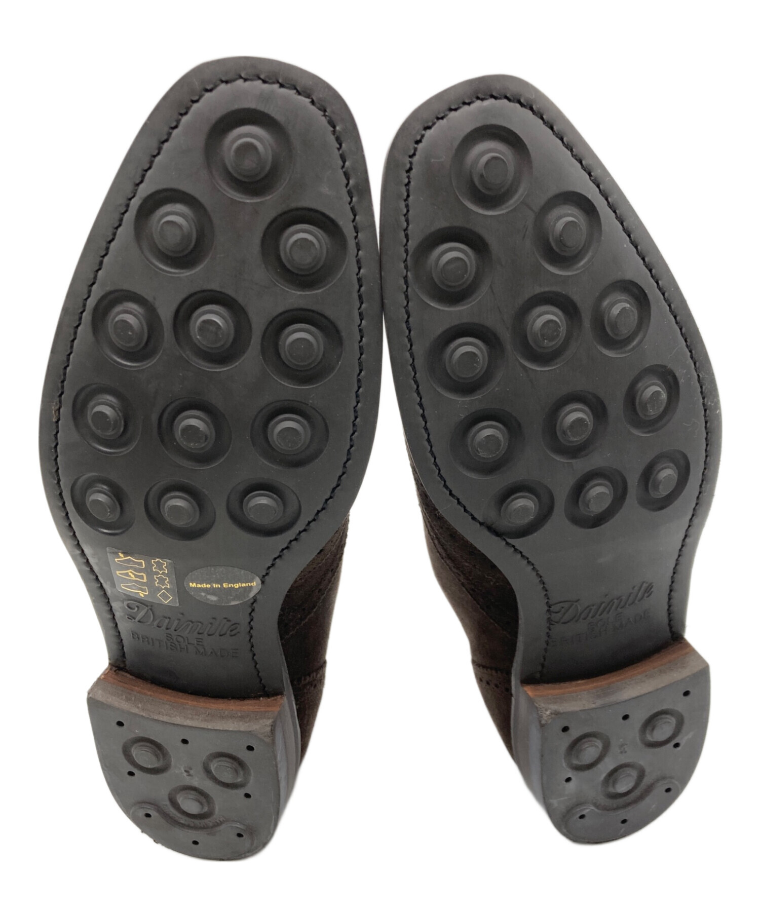 中古・古着通販】BARKER (バーカー) スエードウィングチップシューズ