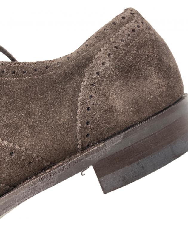 中古・古着通販】BARKER (バーカー) スエードウィングチップシューズ