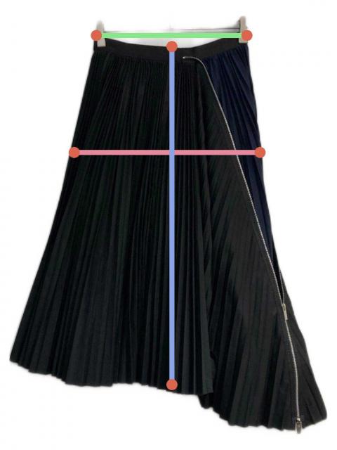 中古・古着通販】sacai (サカイ) プリーツスカート 20SS SCW-057