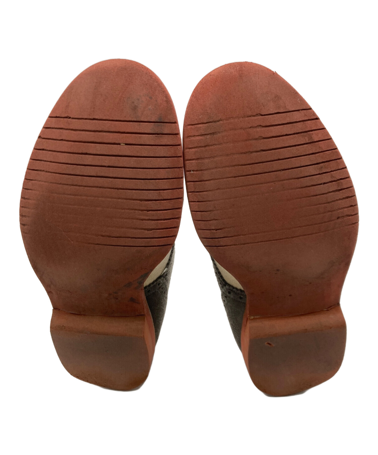 ジュンジュン　未使用　Barker バーカー スウェード　ウィングチップ ジュンジュン 未使用 Barker バーカー スウェード ウィングチップ 中古