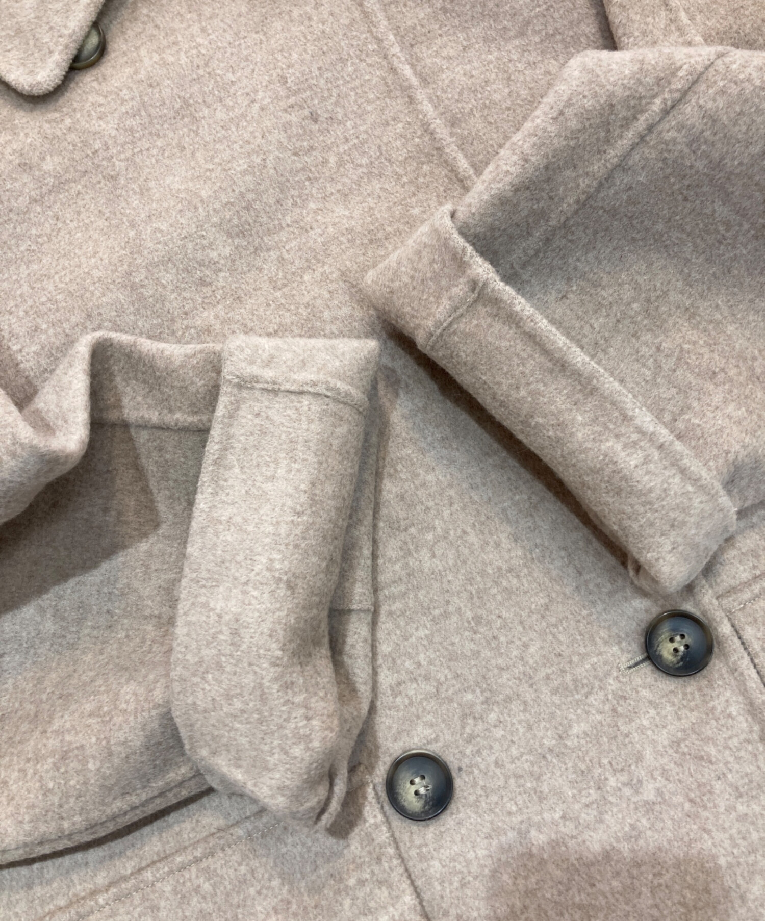 本日まで最終値下げ！ユニクロ×コトニエ　グレー チェスターコートMサイズ 本日まで最終値下げ！ユニクロ×コトニエ グレー チェスターコートM