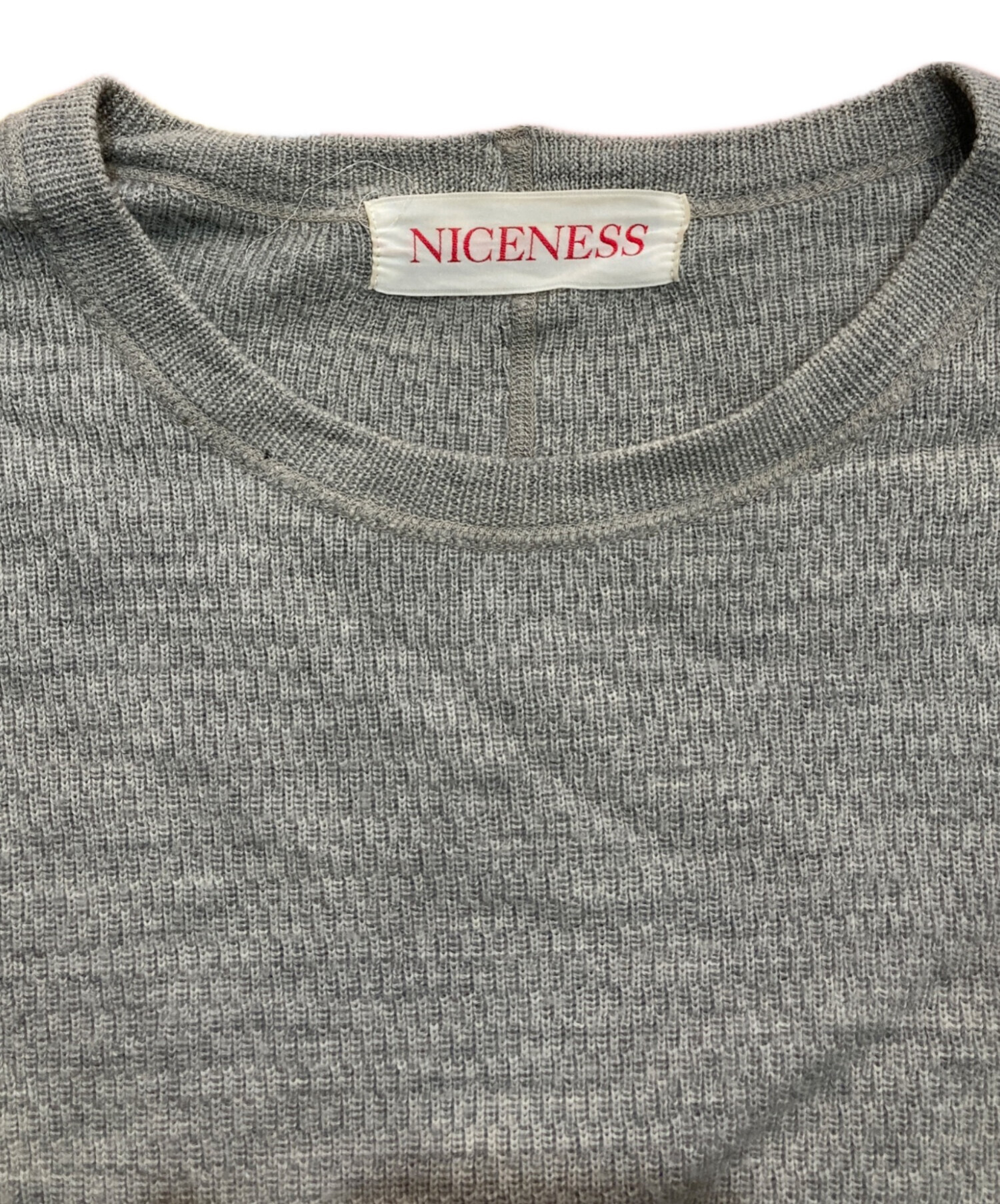 中古・古着通販】NICENESS (ナイスネス) CLIVE クルーネック ウール