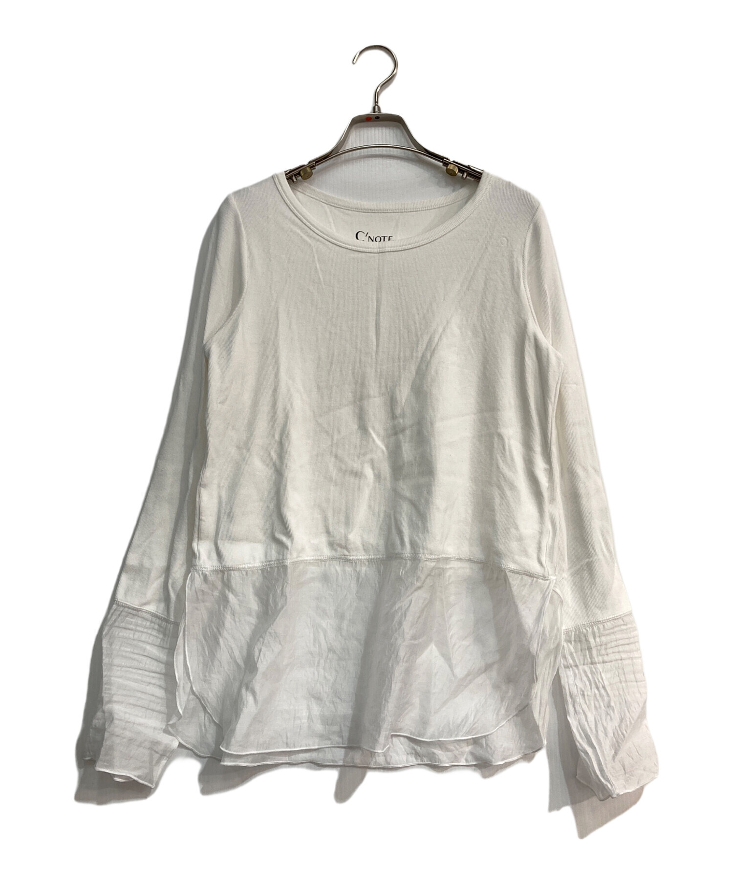【C′NOTE/ノート】 裾シアーロンT C′NOTE/ 裾シアーロンT（Tシャツ/カットソー）｜COLLAGE
