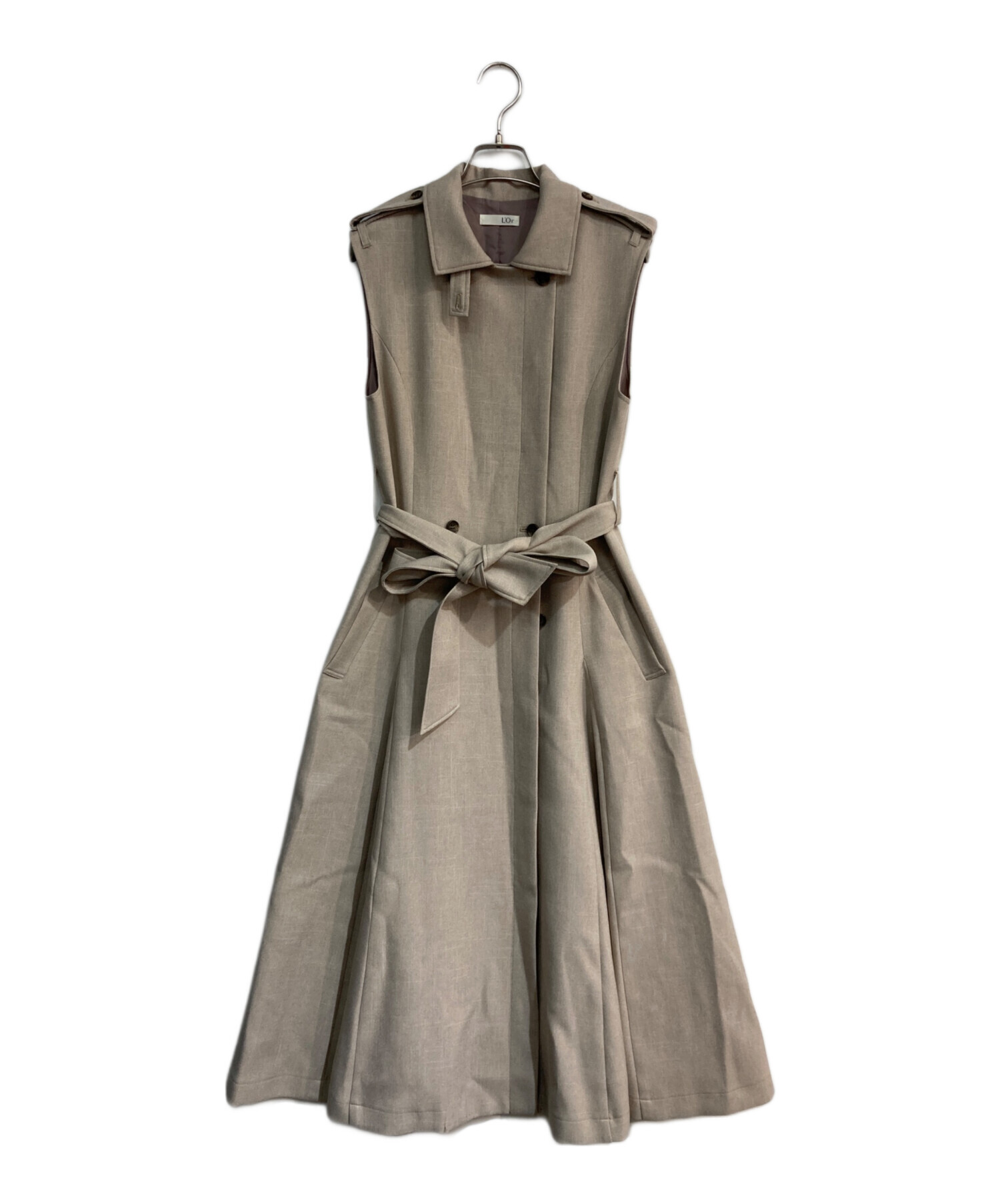 L'Or Sleeveless Coat Dress laubeblanc トップス laubeblanc