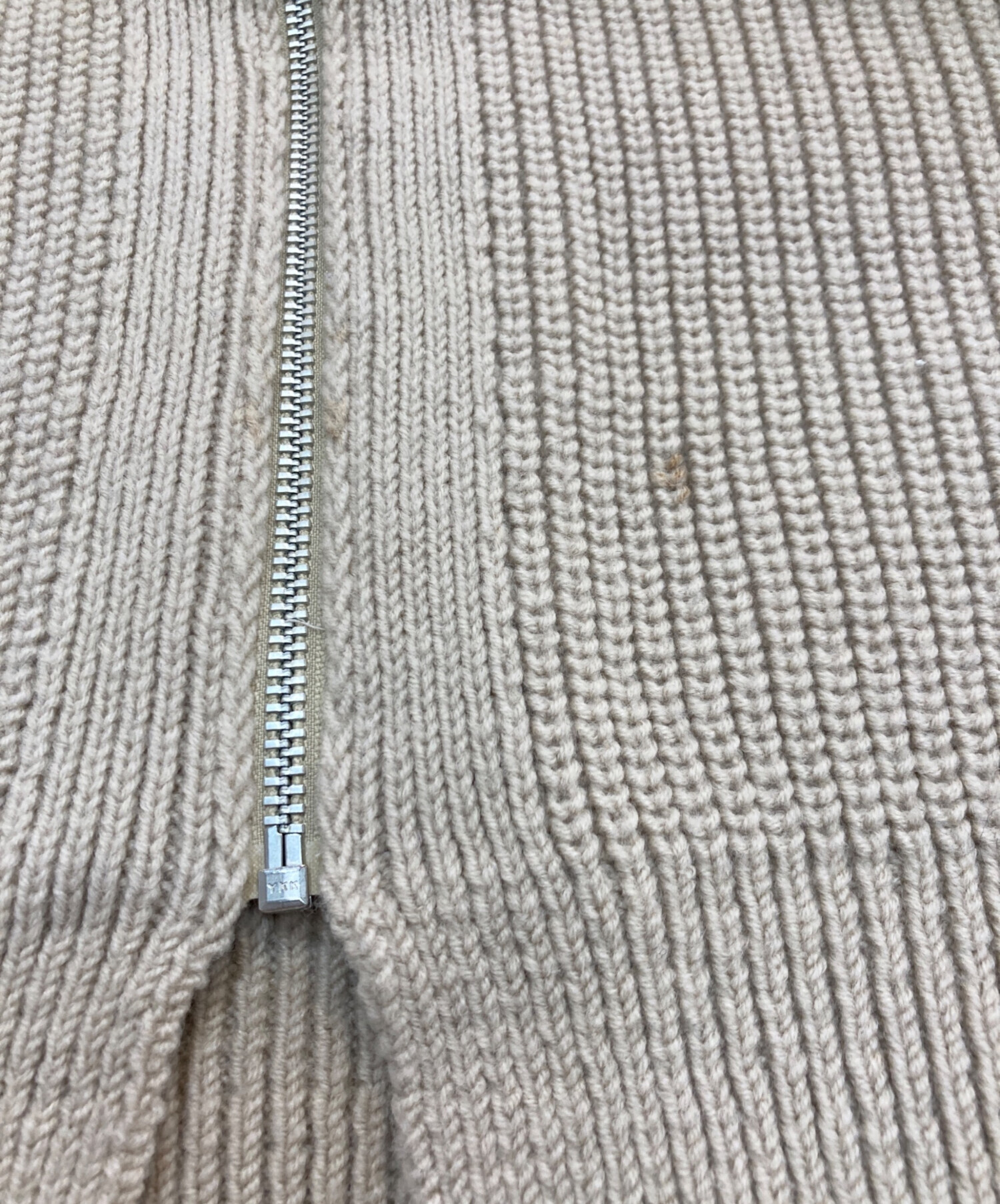 中古・古着通販】ALLEGE (アレッジ) Rib Zip Knit Blouson AL22W-KN04