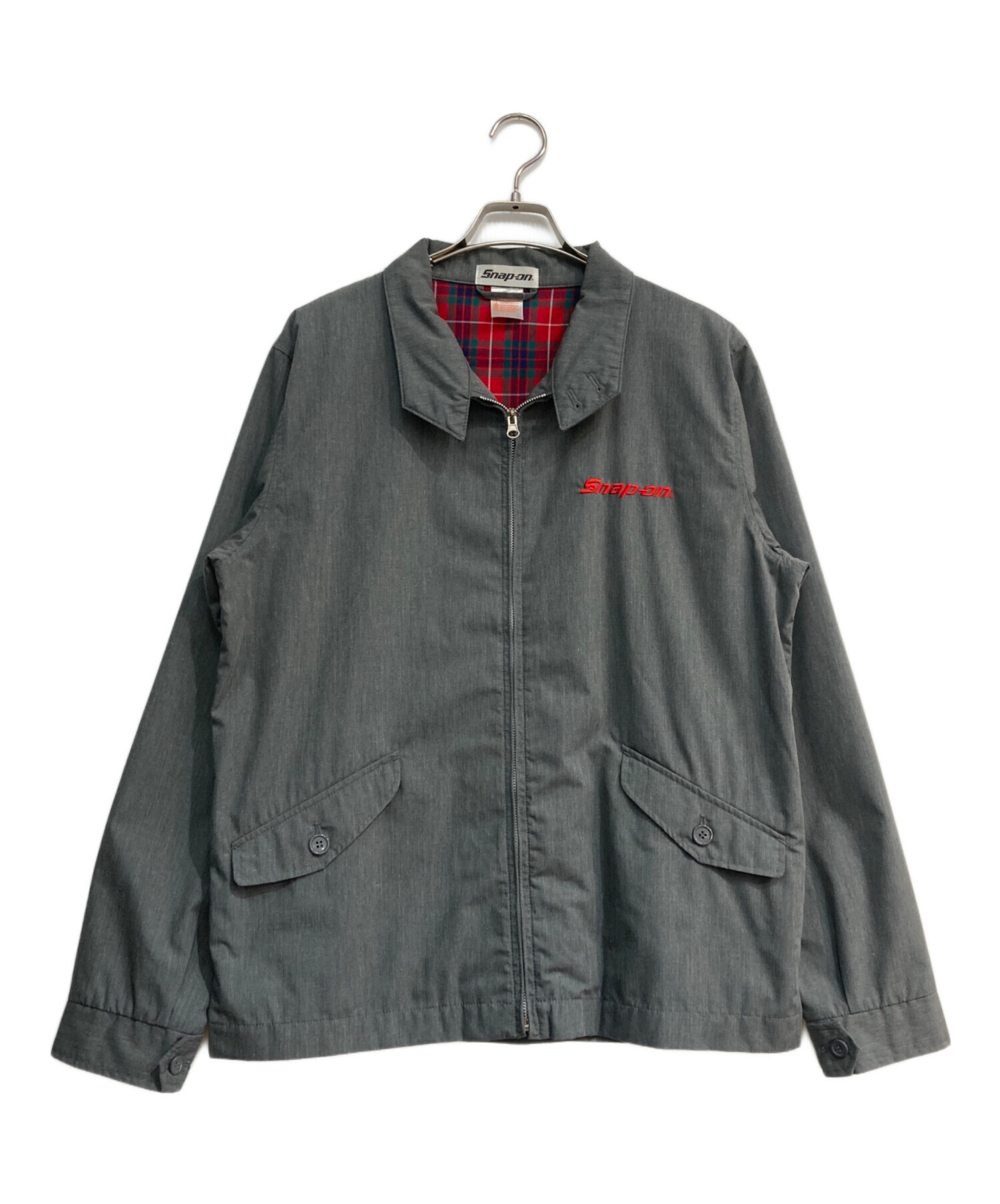 中古・古着通販】SNAP-ON (スナップオン) ジップジャケット グレー 