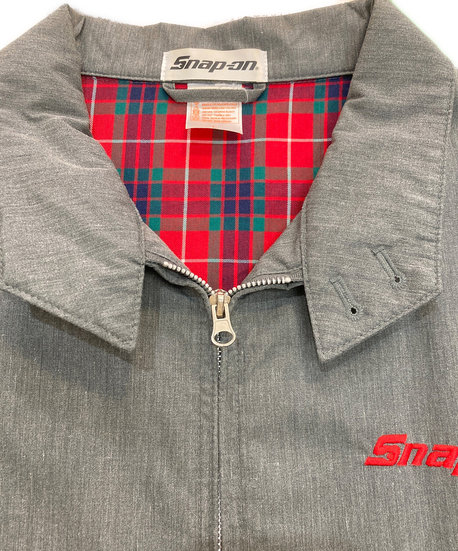 中古・古着通販】SNAP-ON (スナップオン) ジップジャケット グレー