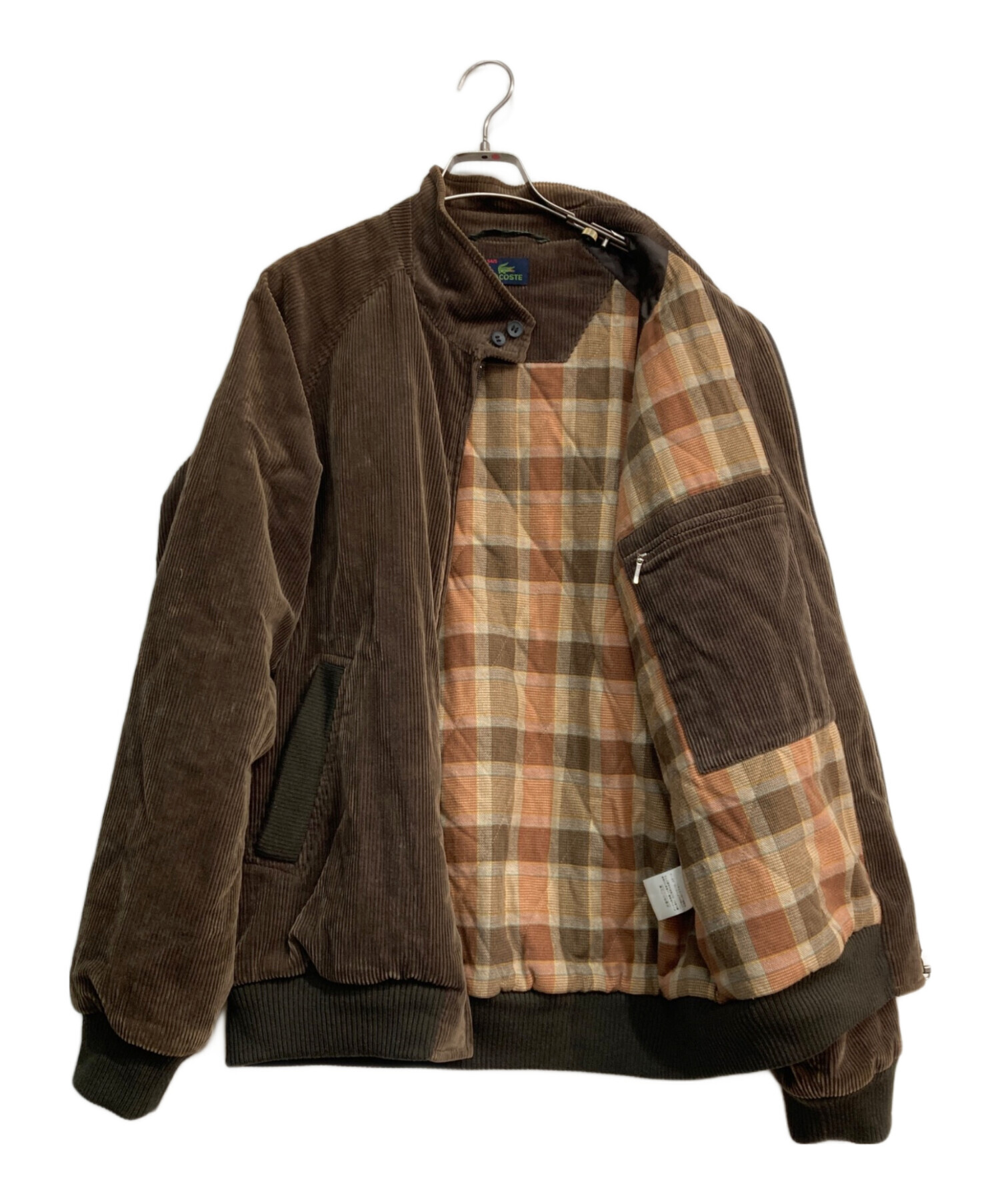 中古・古着通販】LACOSTE (ラコステ) コーデュロイジャケット ブラウン