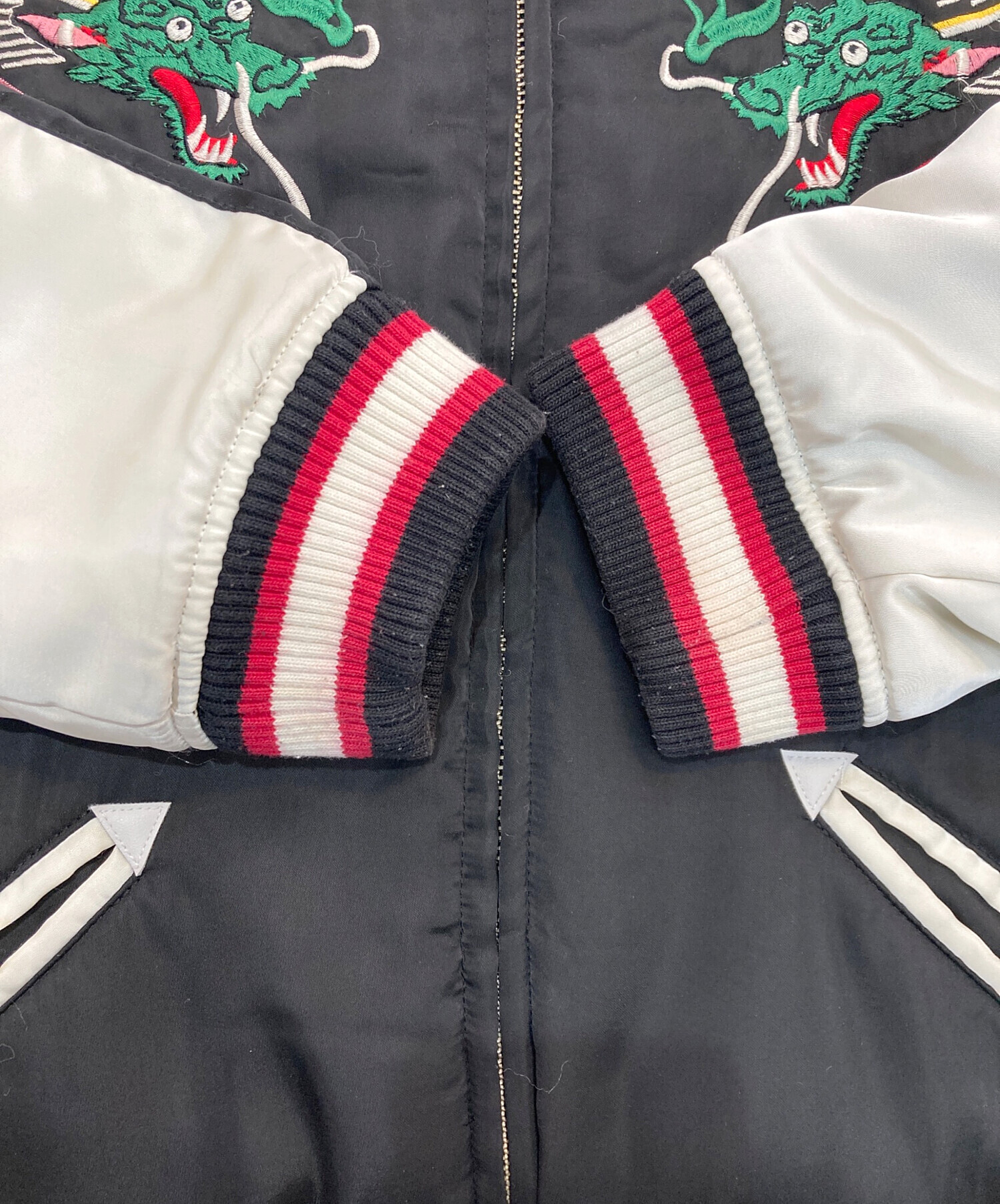 FUCT SSDD ファクト　harley davidson スタジャン M ファクト スタジアムジャケット スタジャン ファラオジャケット FUCT