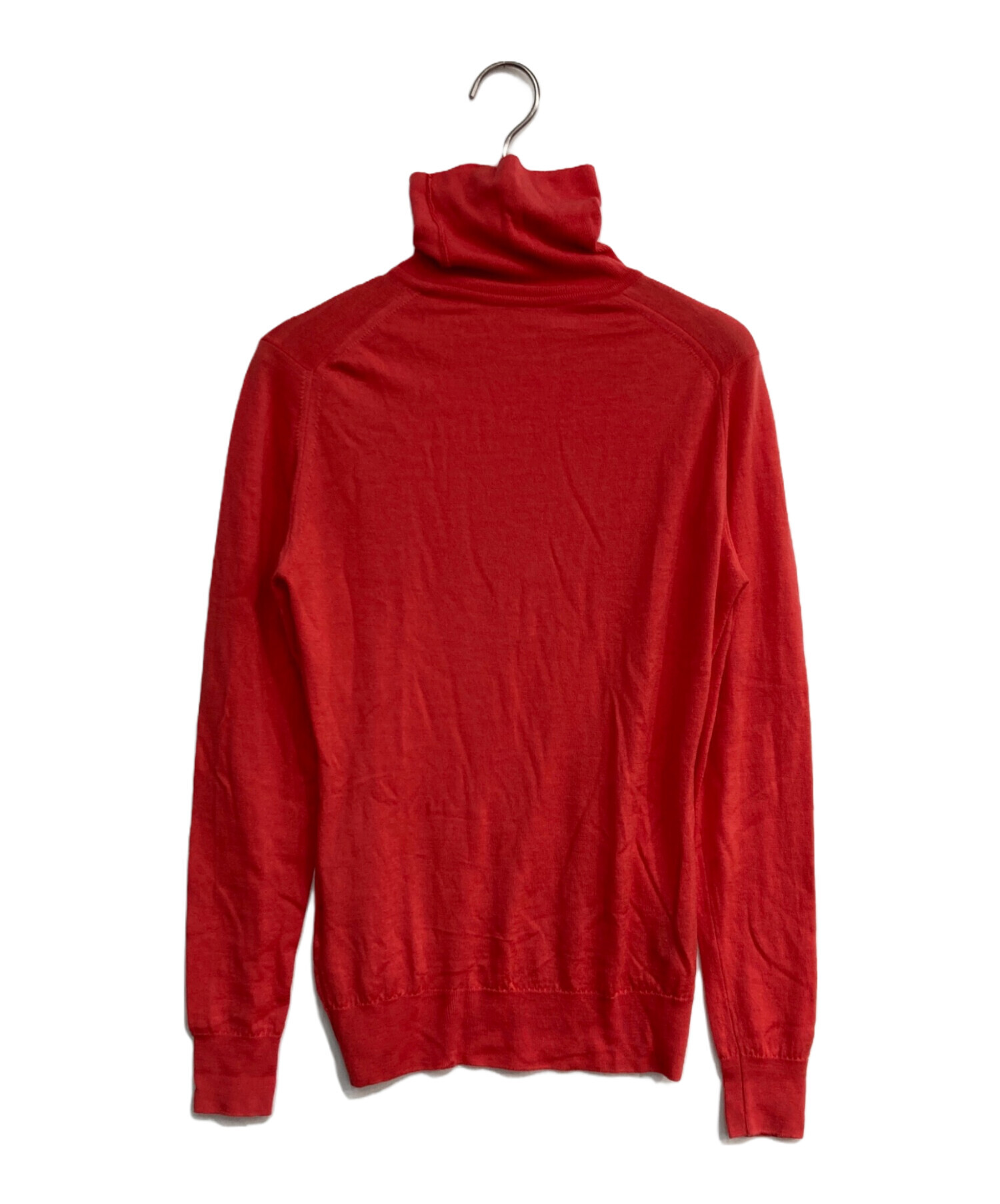 JOHN SMEDLEY ジョンスメドレー ニット・セーター M 赤 【古着】【中古】【送料無料】 中古・古着通販】JOHN SMEDLEY (ジョンスメドレー) クルーネックニット