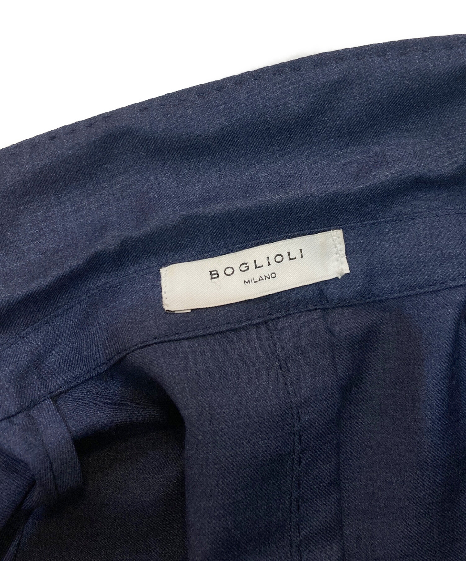 BOGLIOLIボリオリテーラードジャケットネイビー42LEON 中古・古着通販