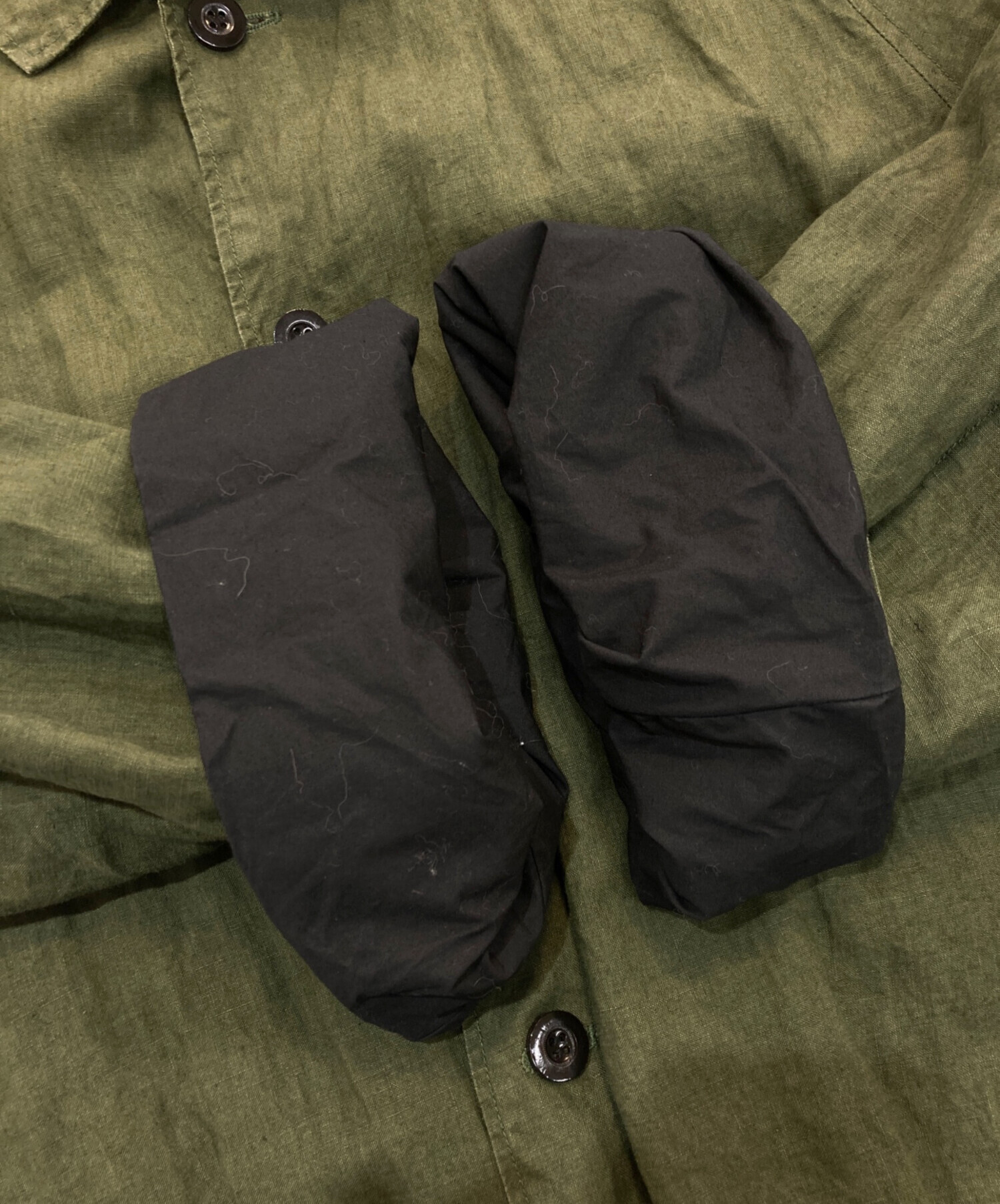 中古・古着通販】OUTIL (ウティ) リネンコート グリーン サイズ:3 