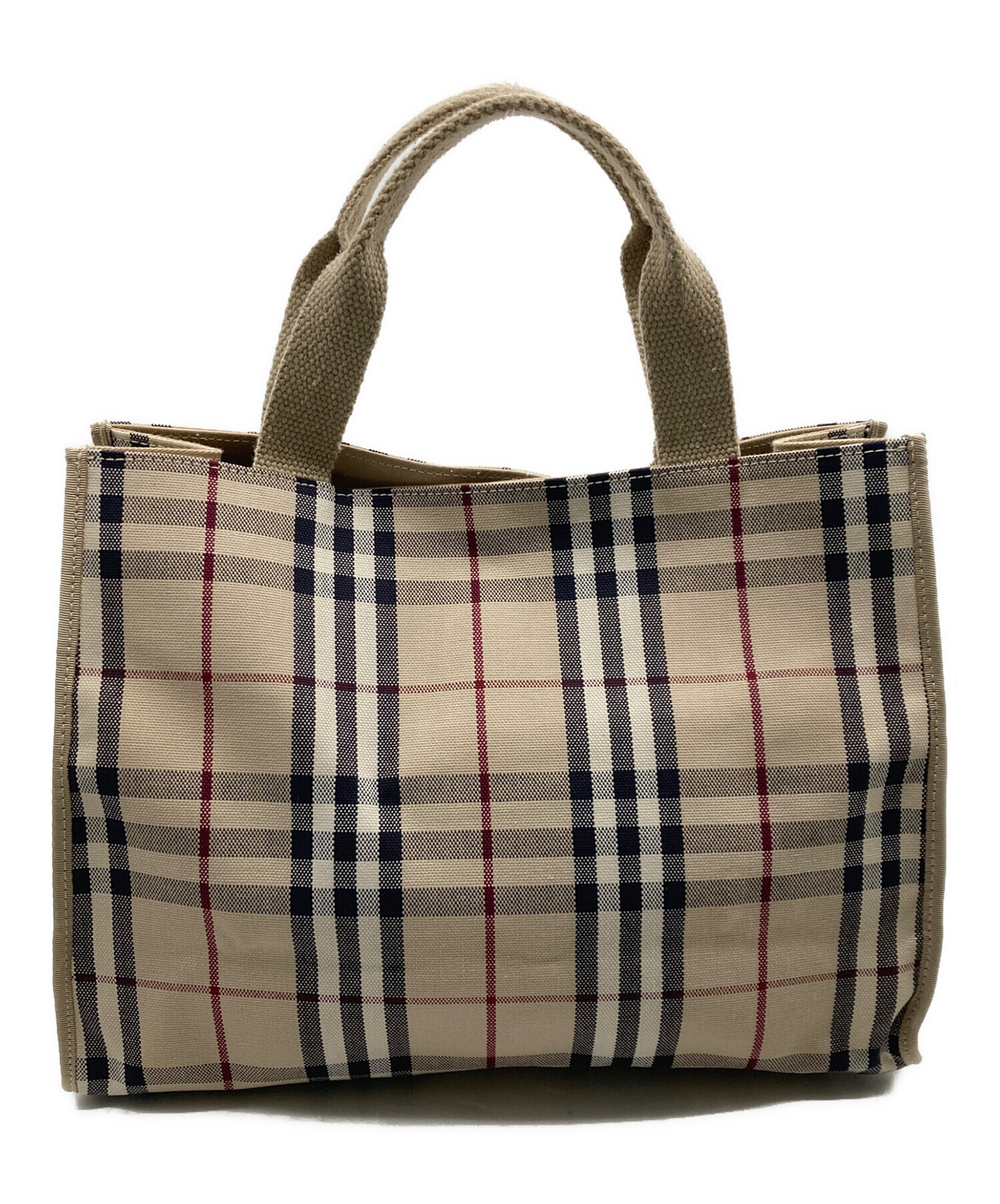 良品】BURBERRY LONDON ノバチェック柄 ショルダー トートバッグ 良品】BURBERRY LONDON ノバチェック柄 ショルダー トートバッグ