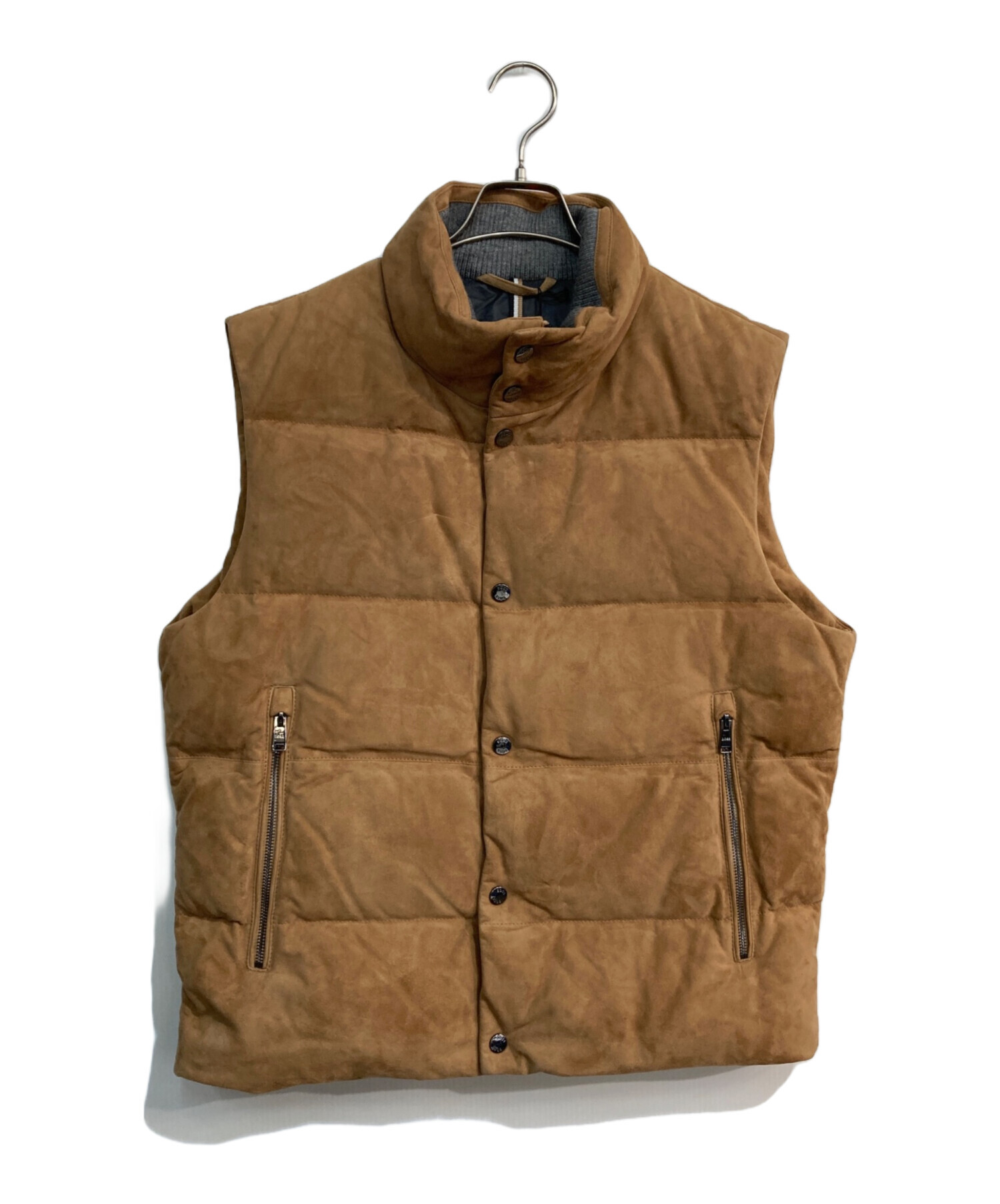 中古・古着通販】BOSS (ボス) T-Mest スウェードレザーダウンベスト