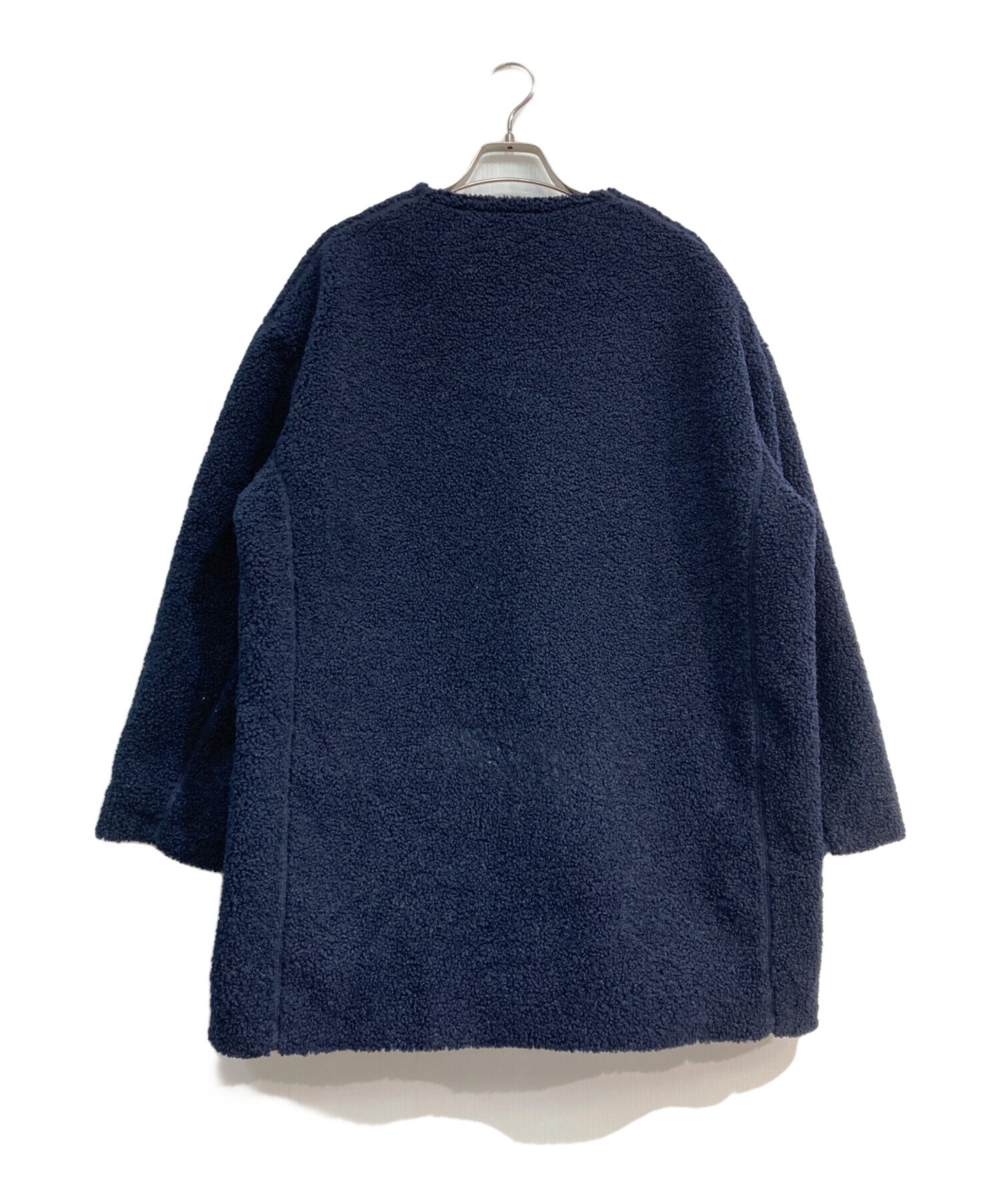 中古・古着通販】IENA (イエナ) ECOPEL ボアハーフコート ネイビー 