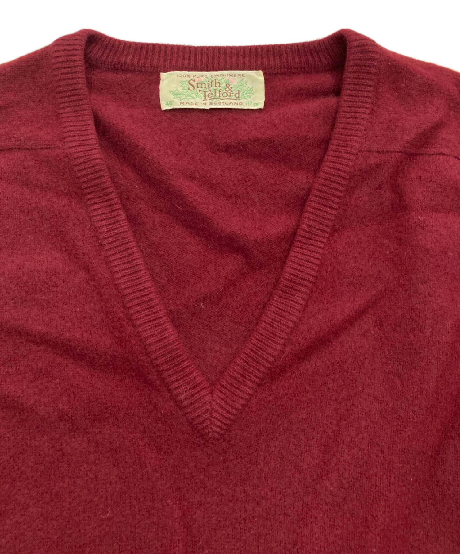 中古・古着通販】smith&telford (スミス＆テルフォールド) カシミヤV 