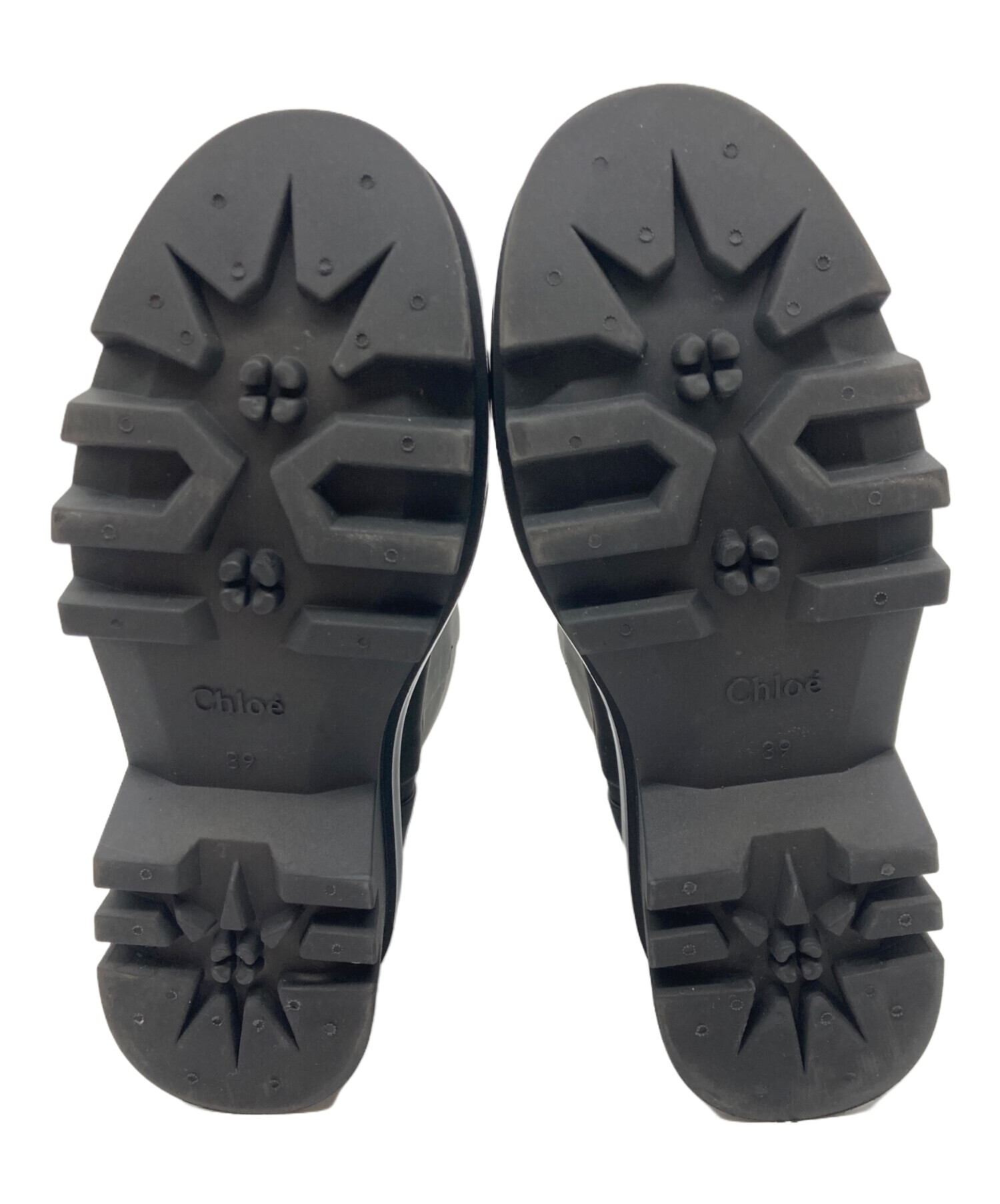 中古・古着通販】Chloe (クロエ) レインブーツ ブラック サイズ:39