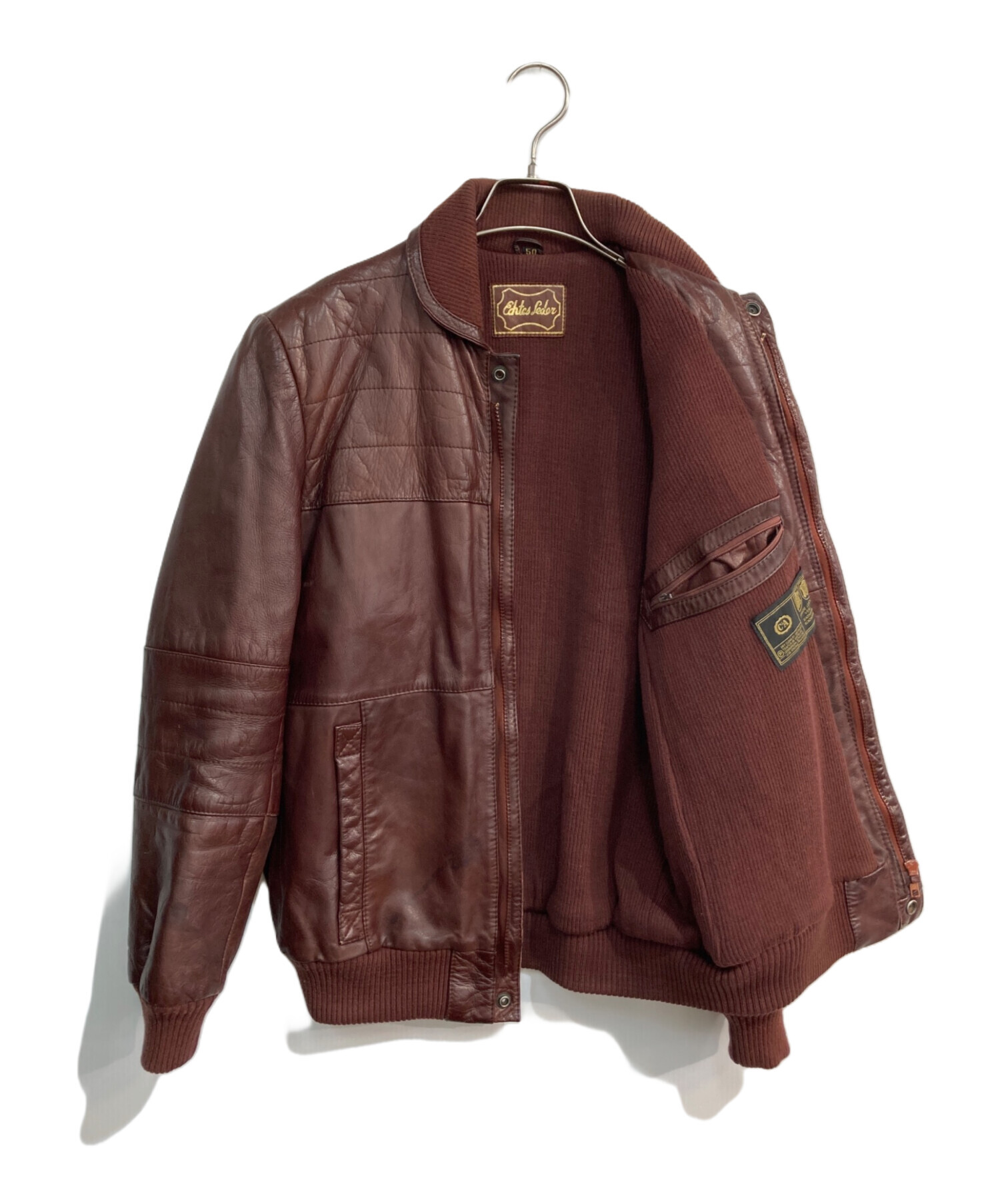 中古・古着通販】C&A (シーアンドエー) カウレザージャケット