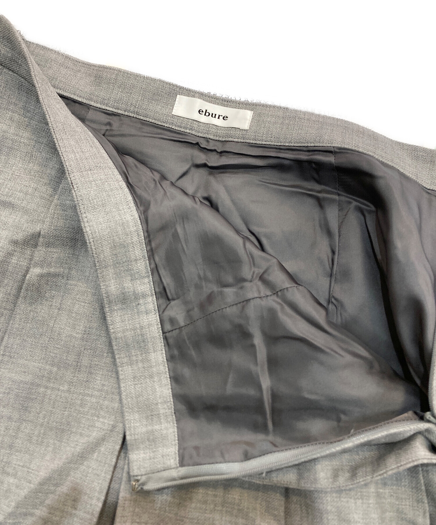 ebure エブールブランドウールカシミアサキソニー テントシルエット