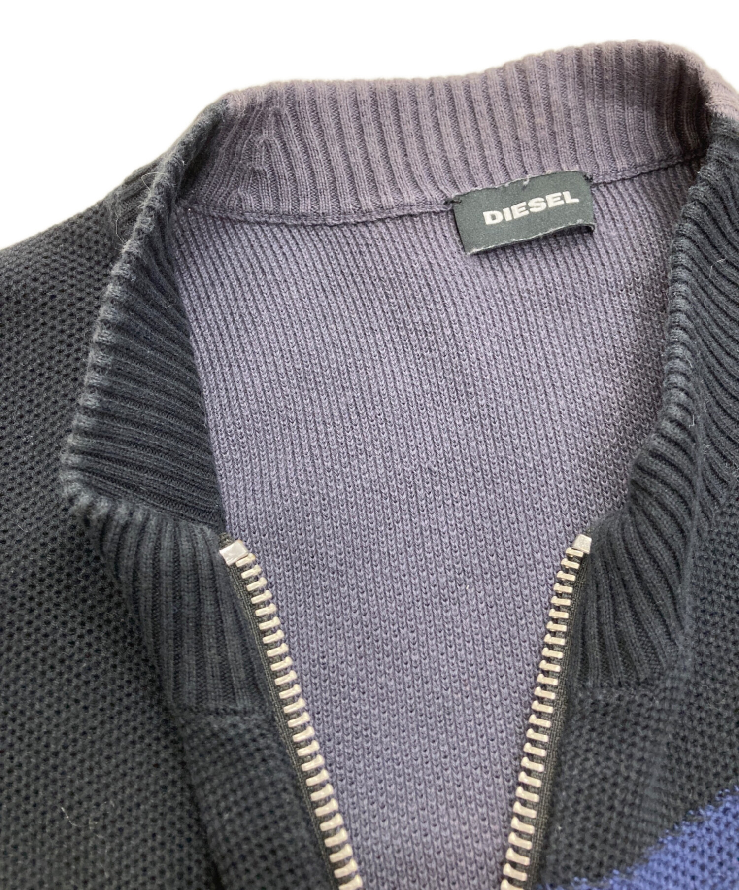 中古・古着通販】DIESEL (ディーゼル) K-ZACK-OPEN ジップアップニット