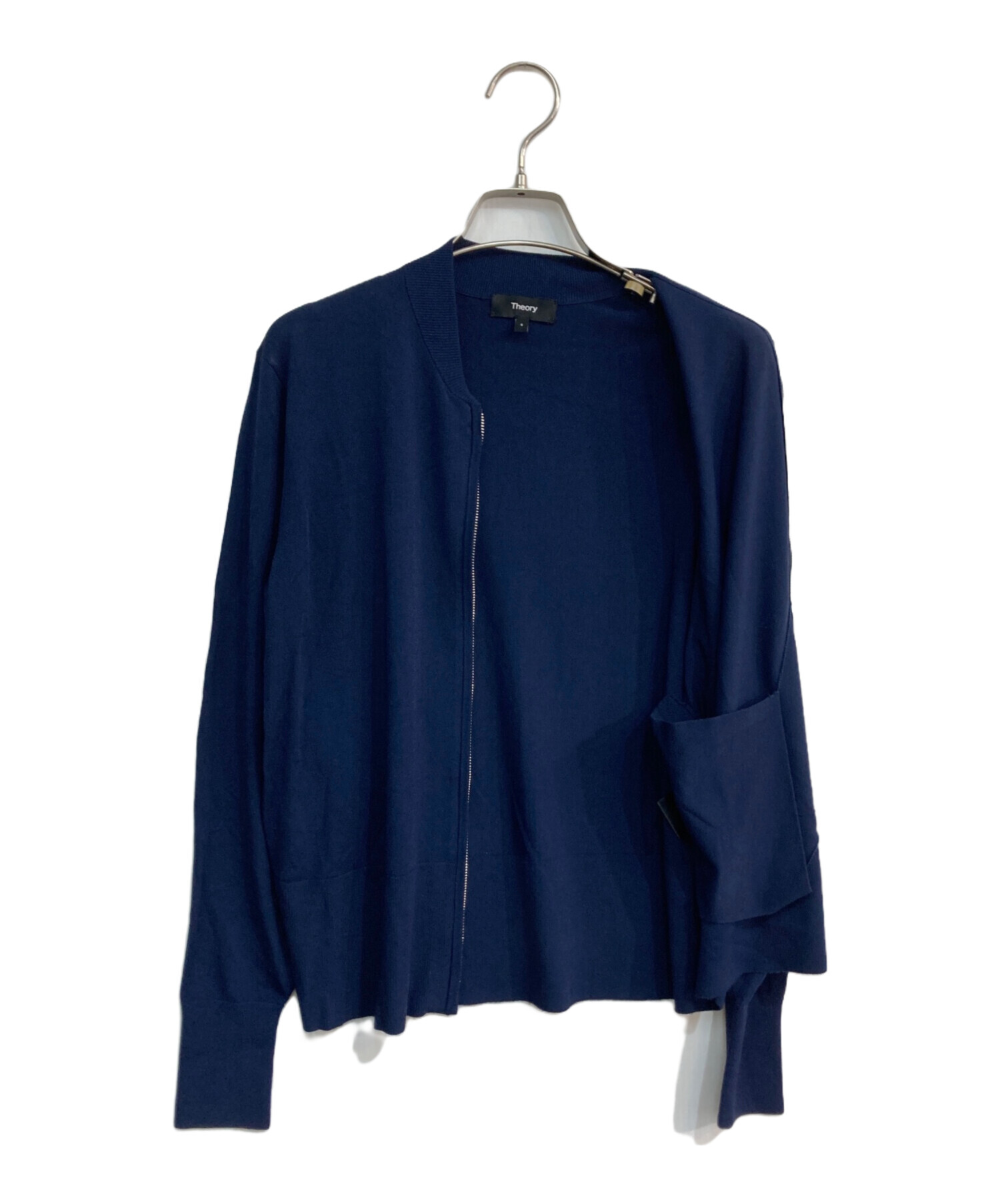 セオリー Compact Crepe Zip Up Bomber