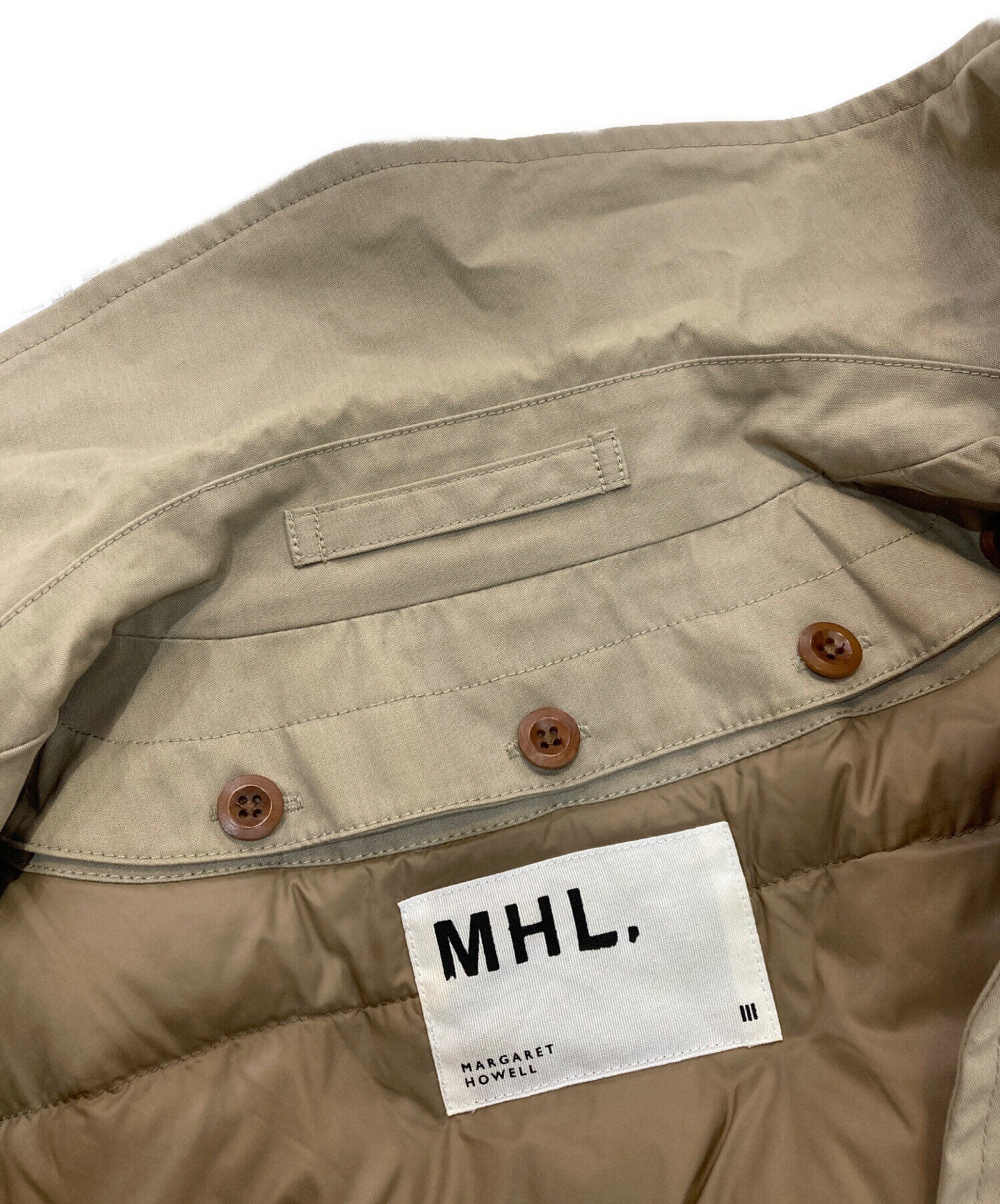 中古・古着通販】MHL (エムエイチエル) ダウンライナー付ステンカラー