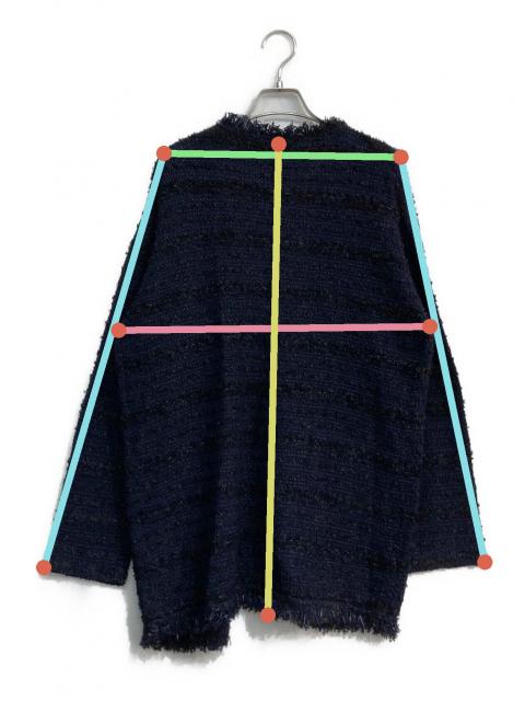 中古・古着通販】SOEJU (ソージュ) ツイードライクロングニット