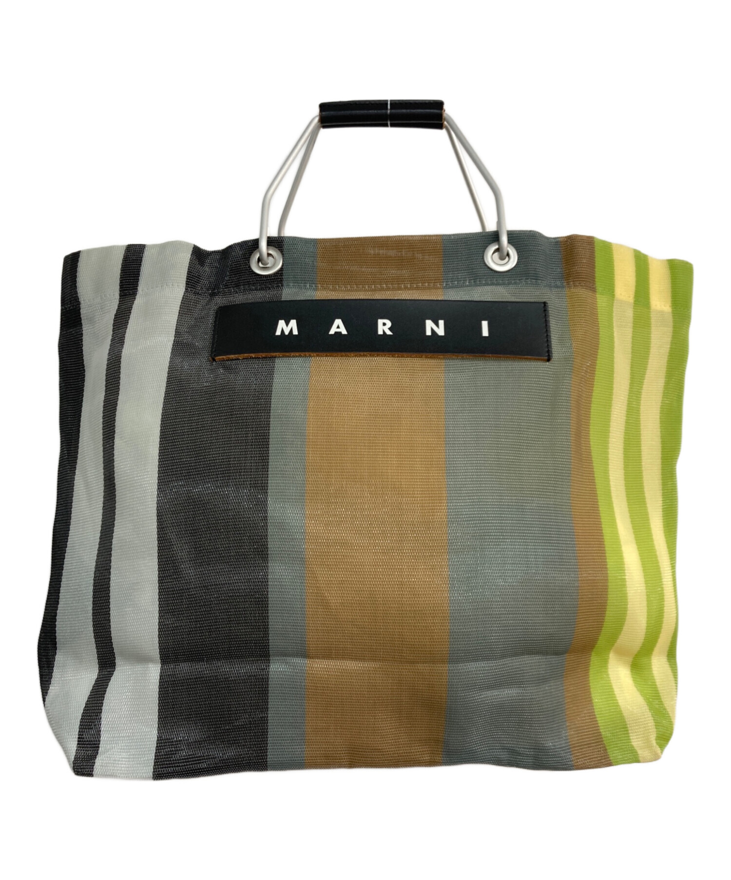中古・古着通販】MARNI (マルニ) フラワーカフェ ストライプ メッシュ 