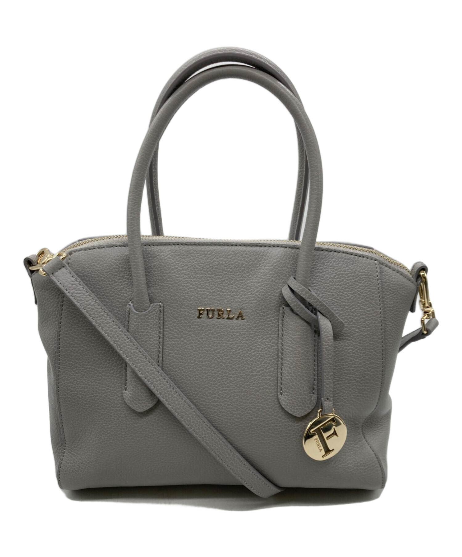 中古・古着通販】FURLA (フルラ) 2WAYバッグ グレー｜ブランド・古着