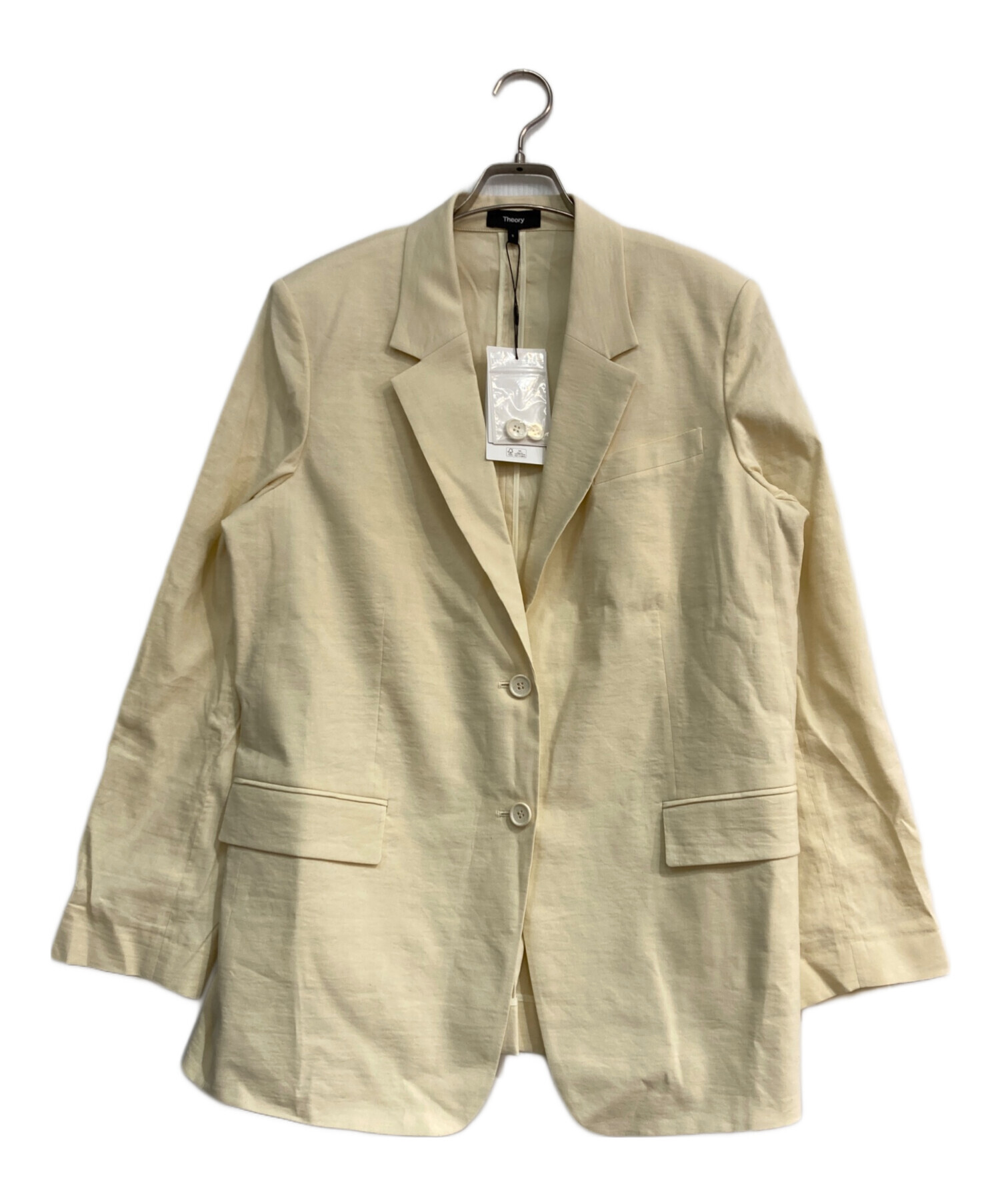 未使用 タグ付き Theory ECO CRUNCH WASH ジャケット 2 中古・古着通販】theory (セオリー) Good Crunch Wash Straight Blazer