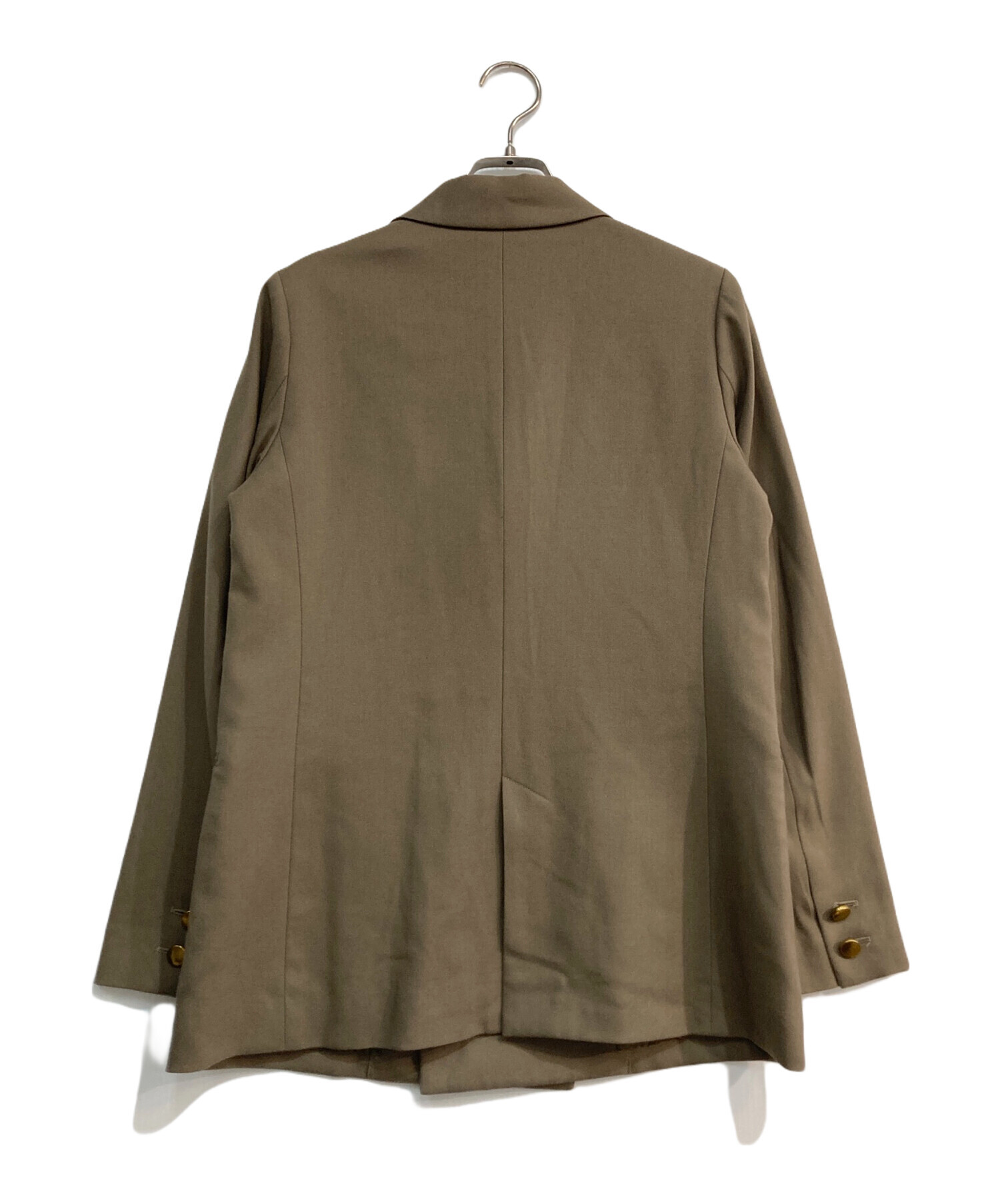 Noble ノーブル ピークドジャケット テーラードジャケット ブラウン 秋冬 Noble ノーブル ピークドジャケット テーラードジャケット