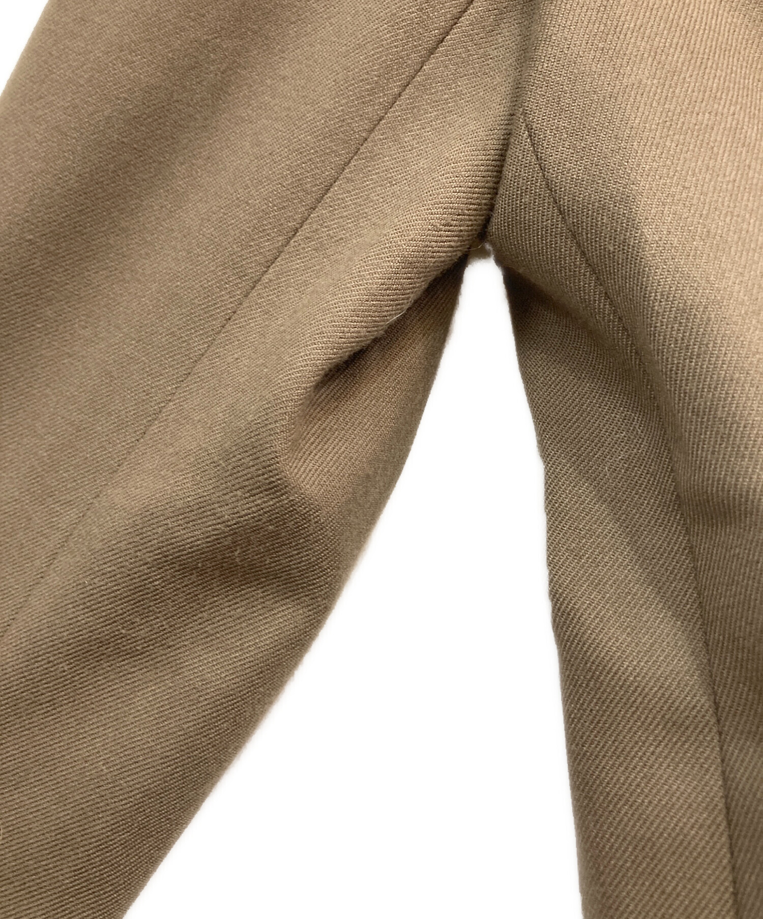 中古・古着通販】Noble (ノーブル) ピークドジャケット ブラウン