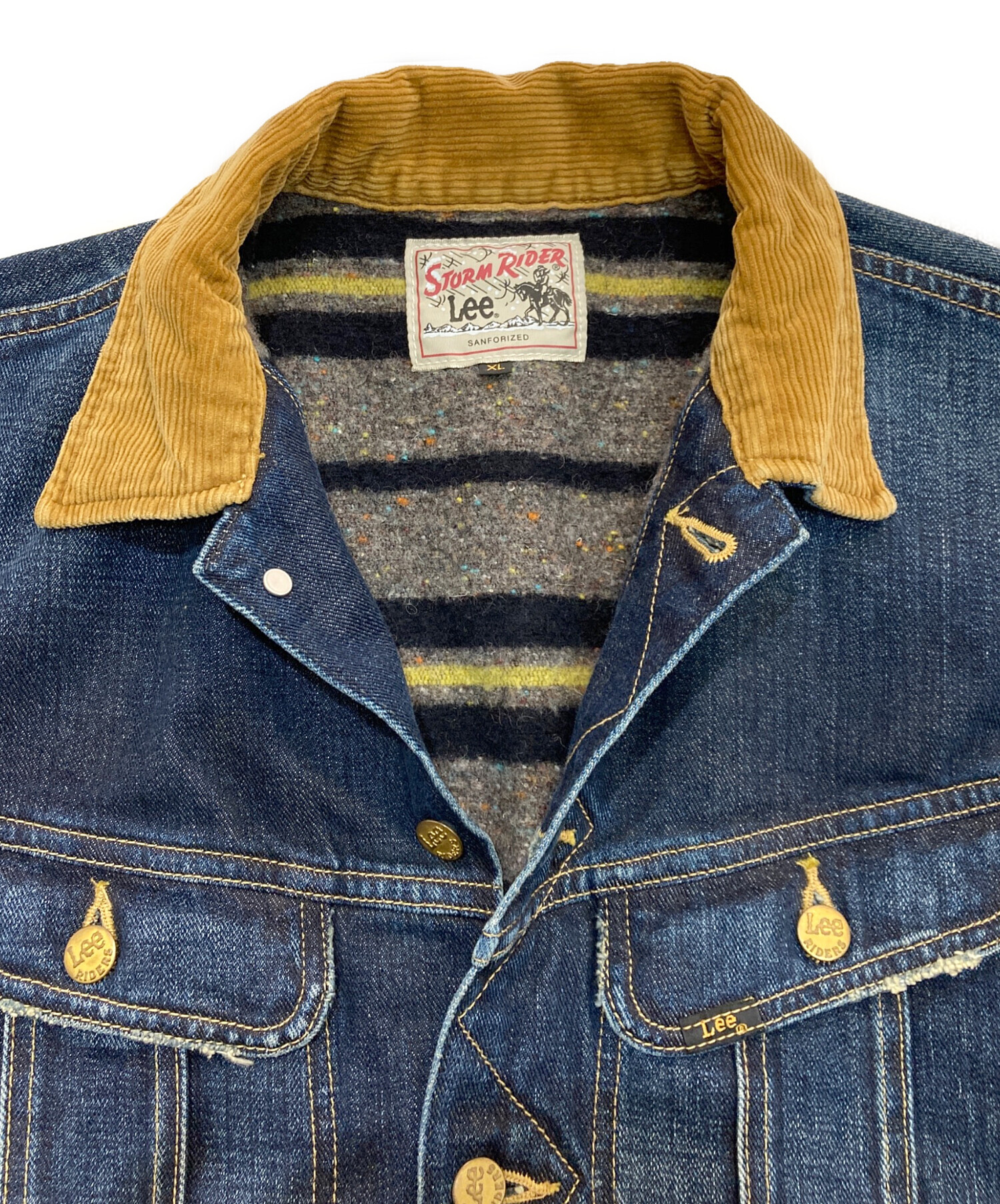 中古・古着通販】LEE (リー) 裏地ブランケットデニムジャケット STORM