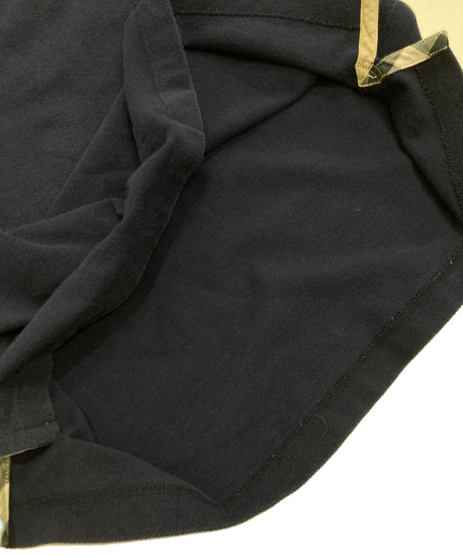 最終値下げ　正規 21SS 美品　BURBERRY ネイビー ポロシャツ M 値下げ可】BURBERRY ネイビー ポロシャツ M - メルカリ