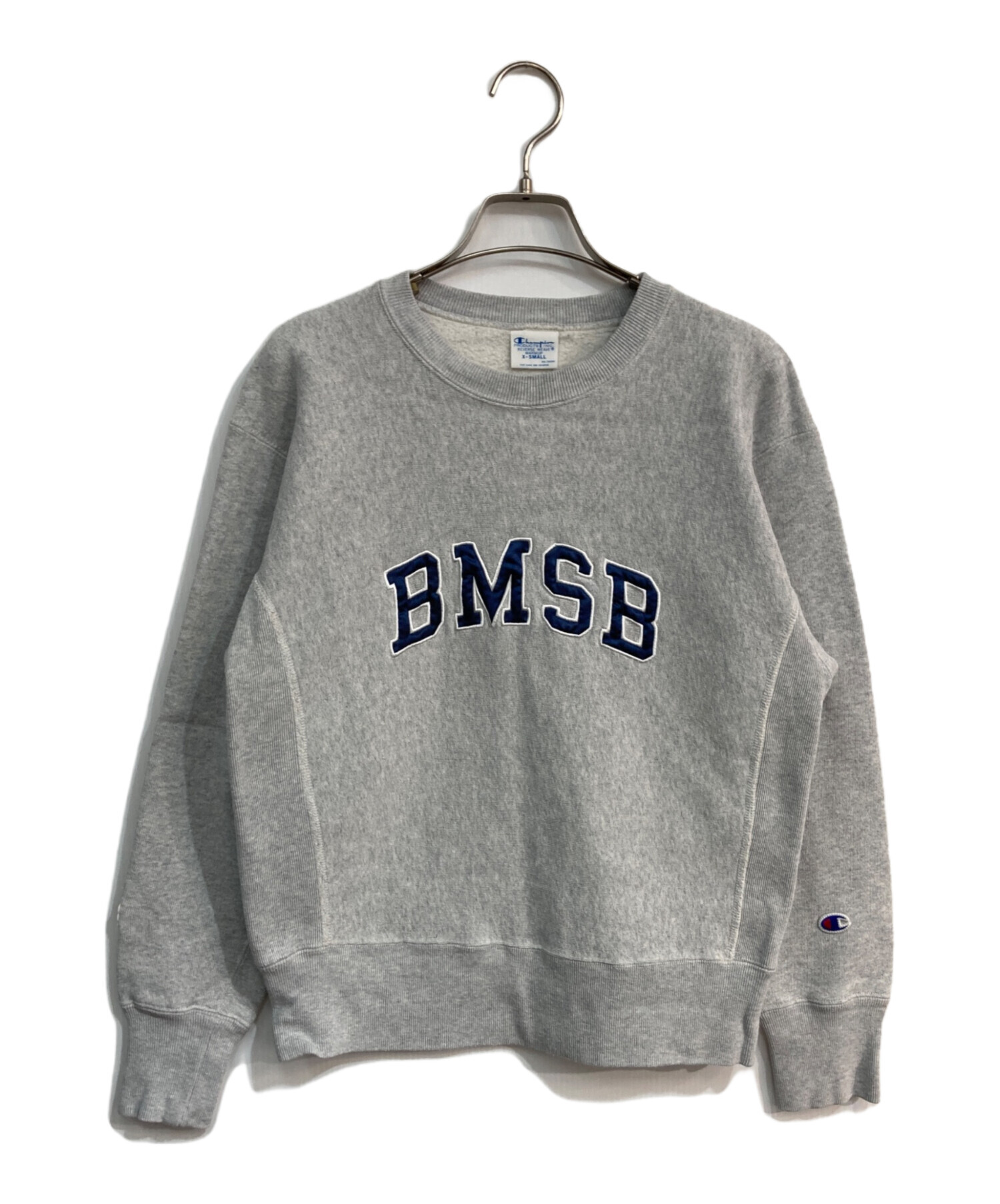 レア✨Champion xsチャンピオン ダークブルー ウィンドブレーカー レアカラー Champion チャンピオンリバースウィーブ スウェット リバースウィーブ　チャンピオン　スウェット　XS