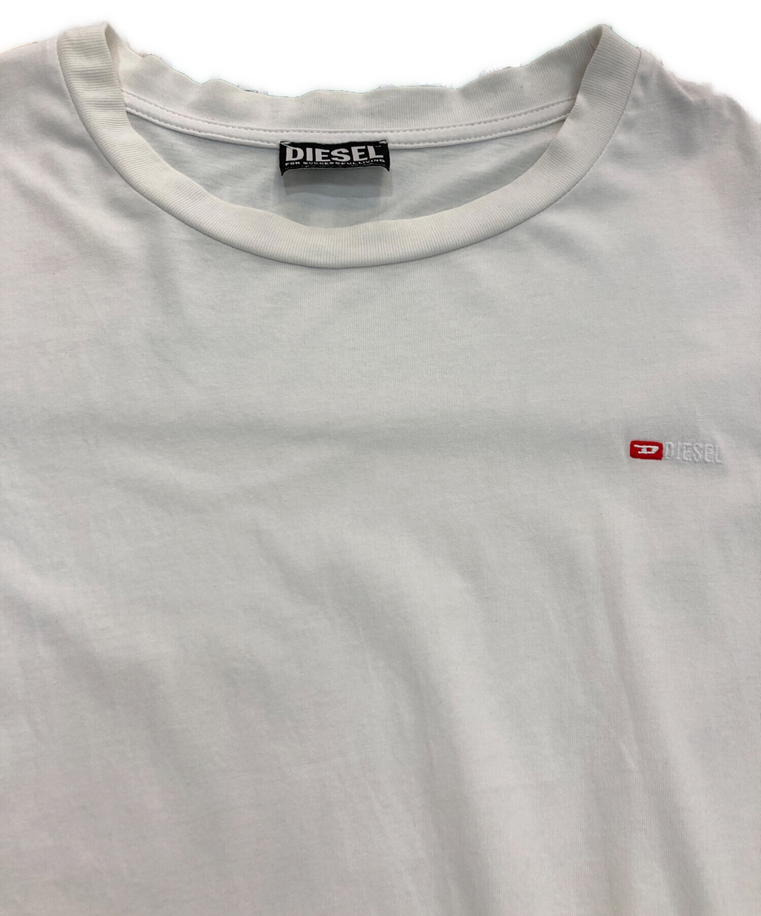 中古・古着通販】DIESEL (ディーゼル) ロゴTシャツ A62226170 ホワイト
